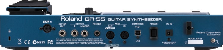 Roland - GR-55 Guitar Synthesizer with GK-3 Pickup : Nantel Musique