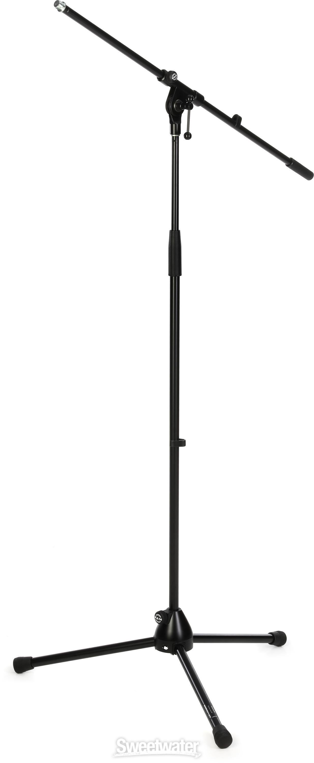 KÖNIG & MEYER マイクスタンド 210/2 K＆M、21020、定番ブームマイクスタンド、シルバー 送料無料