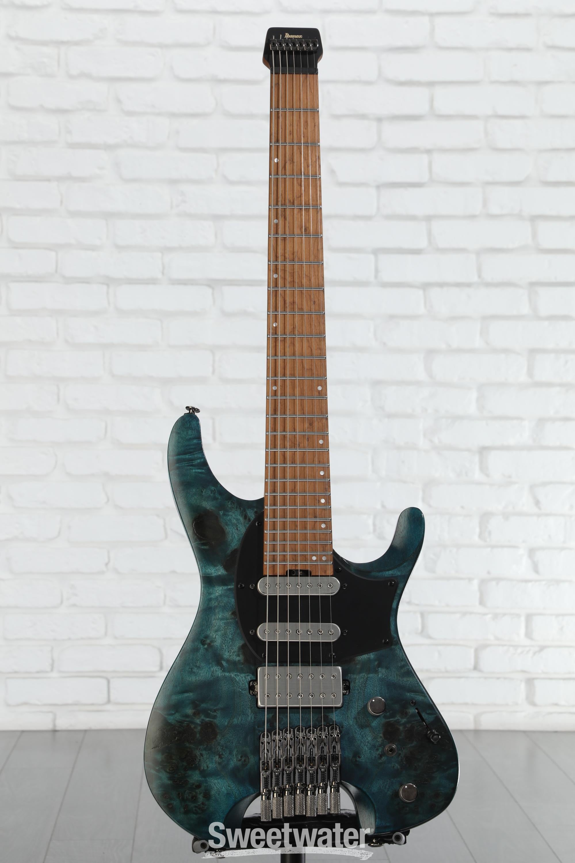 ギター ibanez q547pb Ibanez Q547PB Standard Headless 7-String Electric Guitar