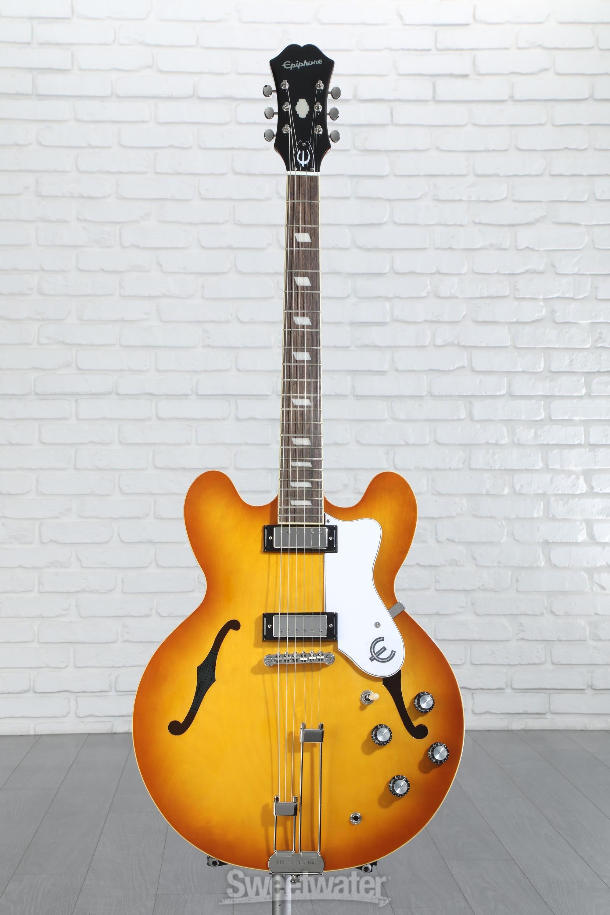 Epiphone Riviera Semi-hollowbody Electric Guitar - Royal Tan | Sweetwater