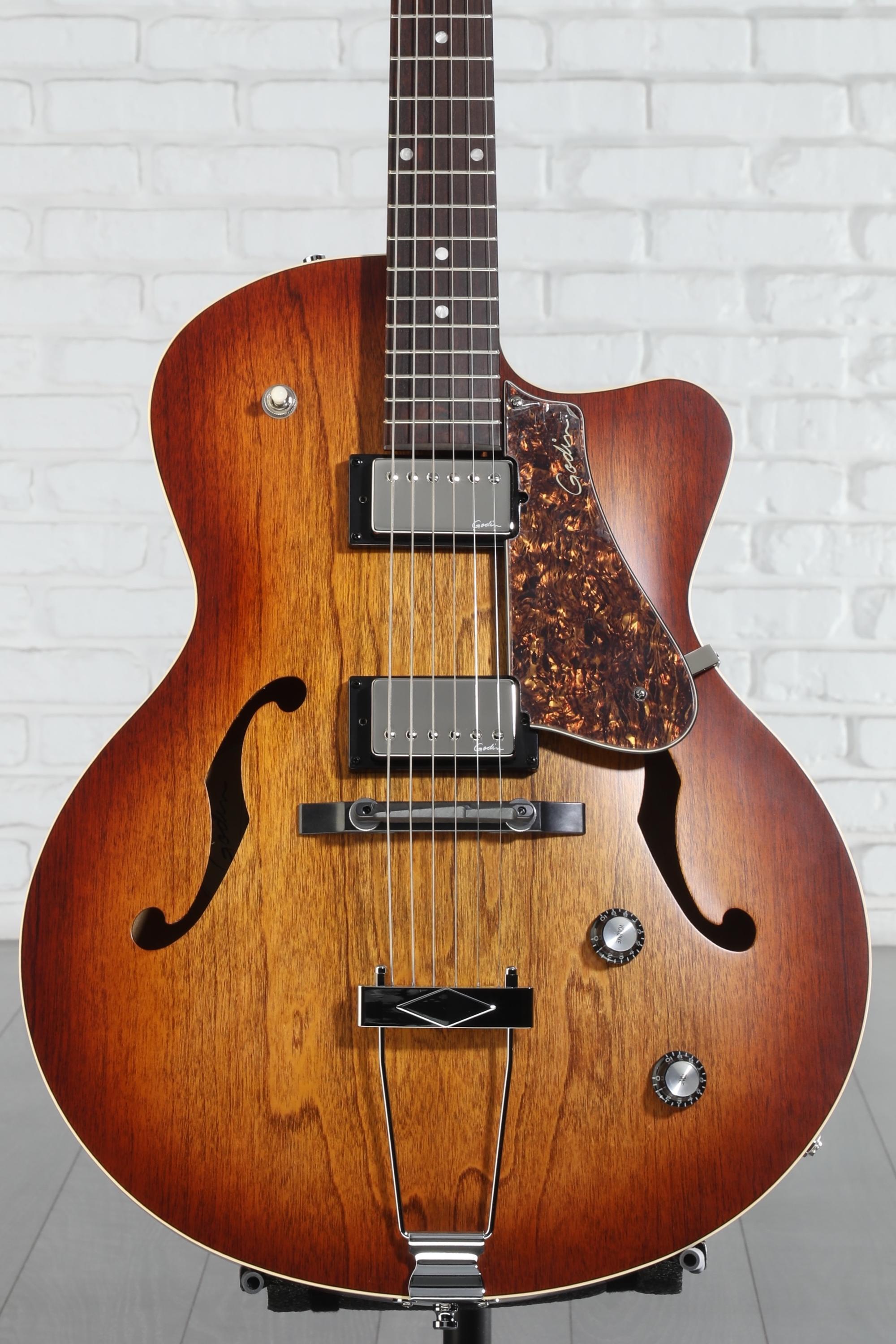 Godin 5th Avenue CW Kingpin II HB Hollowbody Electric Guitar