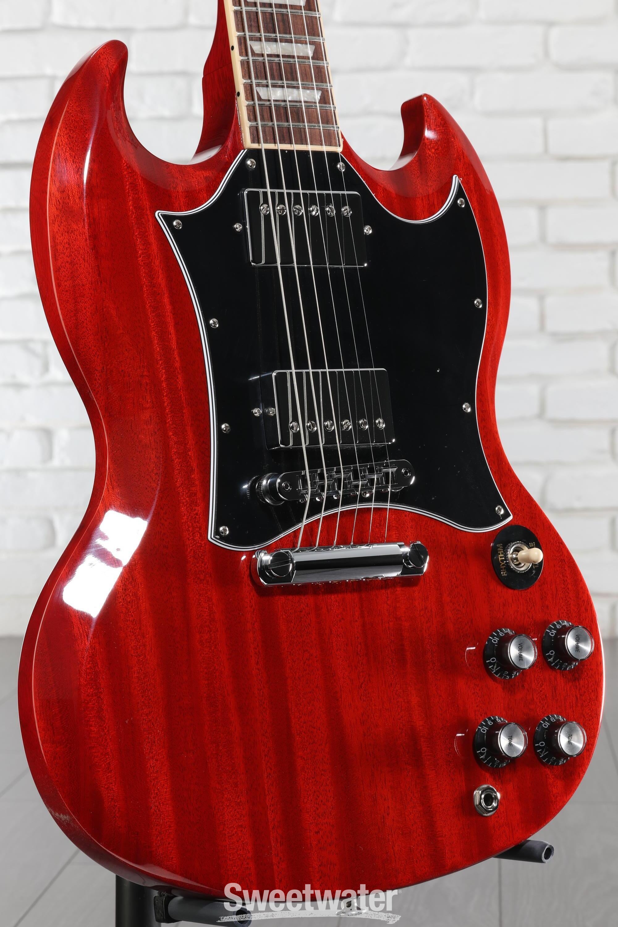 【状態良好】2019年GIBSON SG STANDARDチェリー Gibson SG Standard Electric Guitar - Heritage Cherry | Sweetwater
