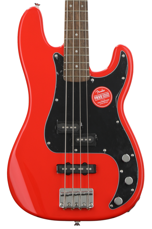 Squier Affinity Series Precision Bass PJ - Race Red with Indian 