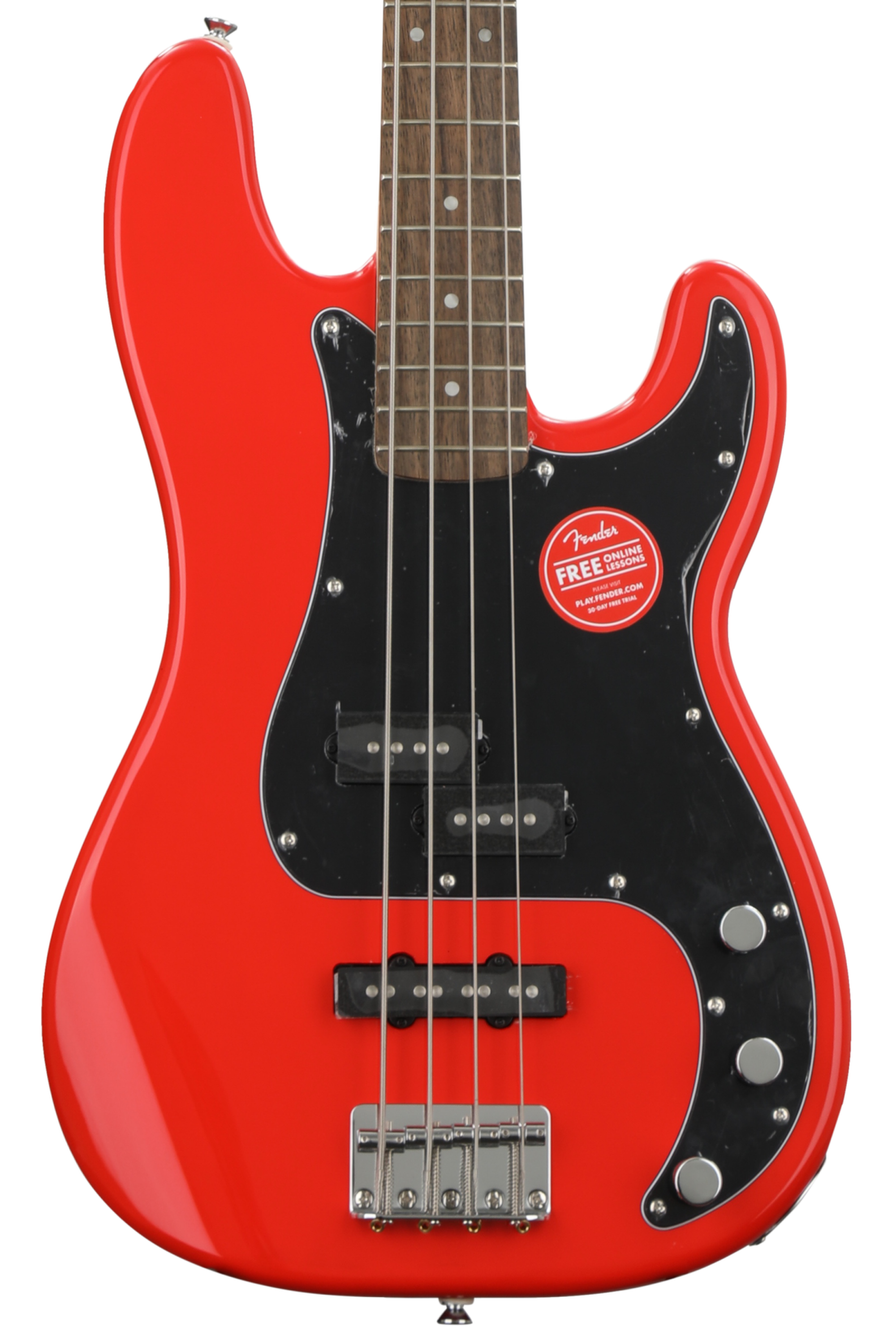 Squier Affinity Series Precision Bass PJ - Race Red with Indian ...