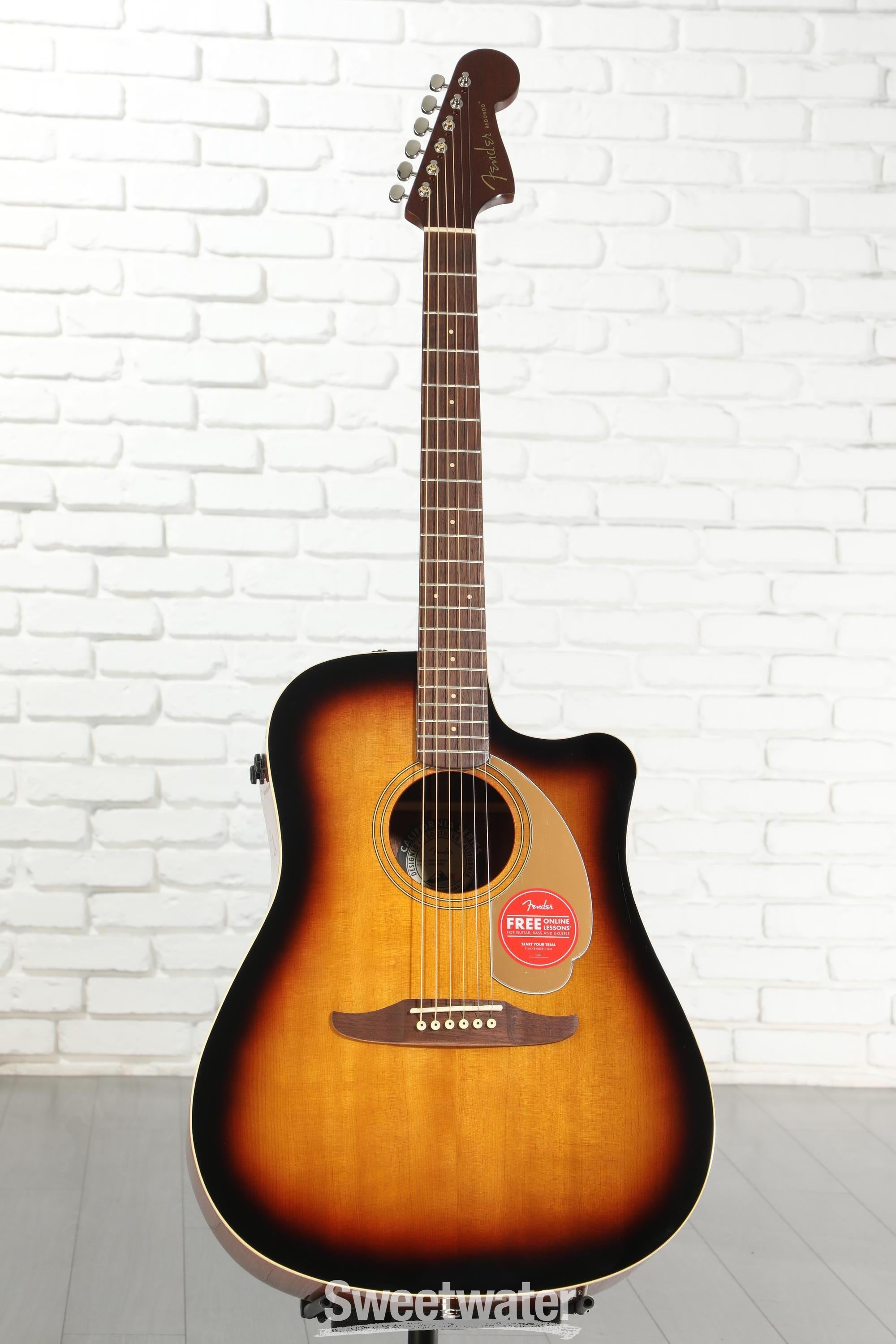 Fender Redondo Player Acoustic-electric Guitar - Sunburst | Sweetwater