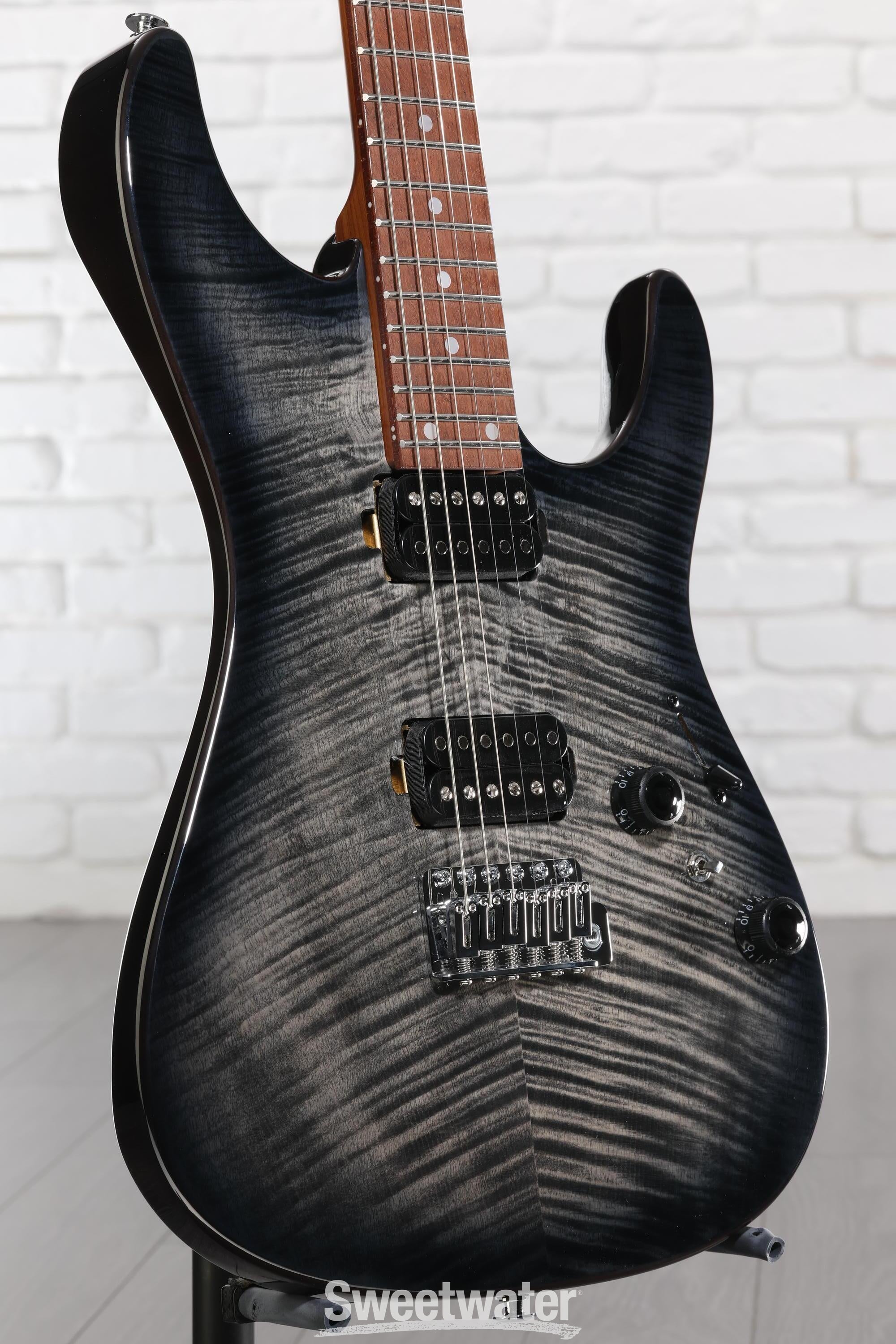 Photo of Ibanez Standard AZ24S1F Electric Guitar - Transparent Black Sunburst