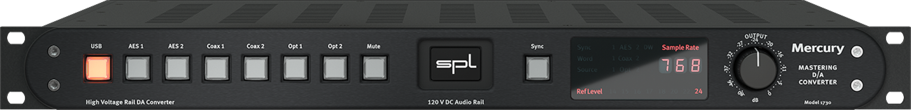 Photo of SPL Mercury Mastering DA Converter - Black