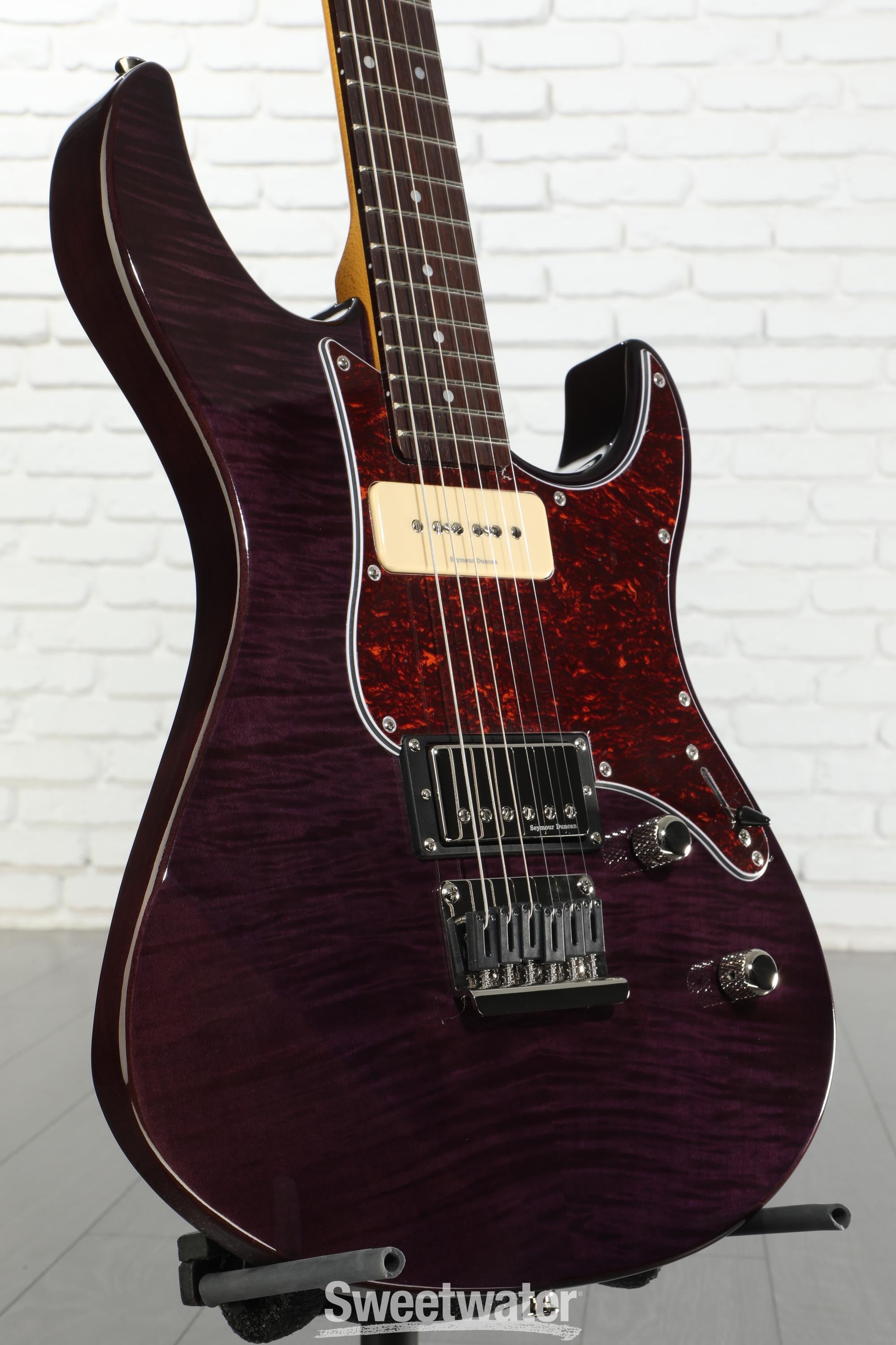 Yamaha PAC611HFM Pacifica Electric Guitar - Translucent Purple