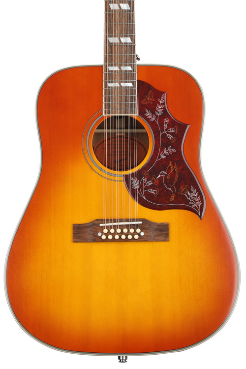 Epiphone Hummingbird 12-string Acoustic-electric Guitar - Aged