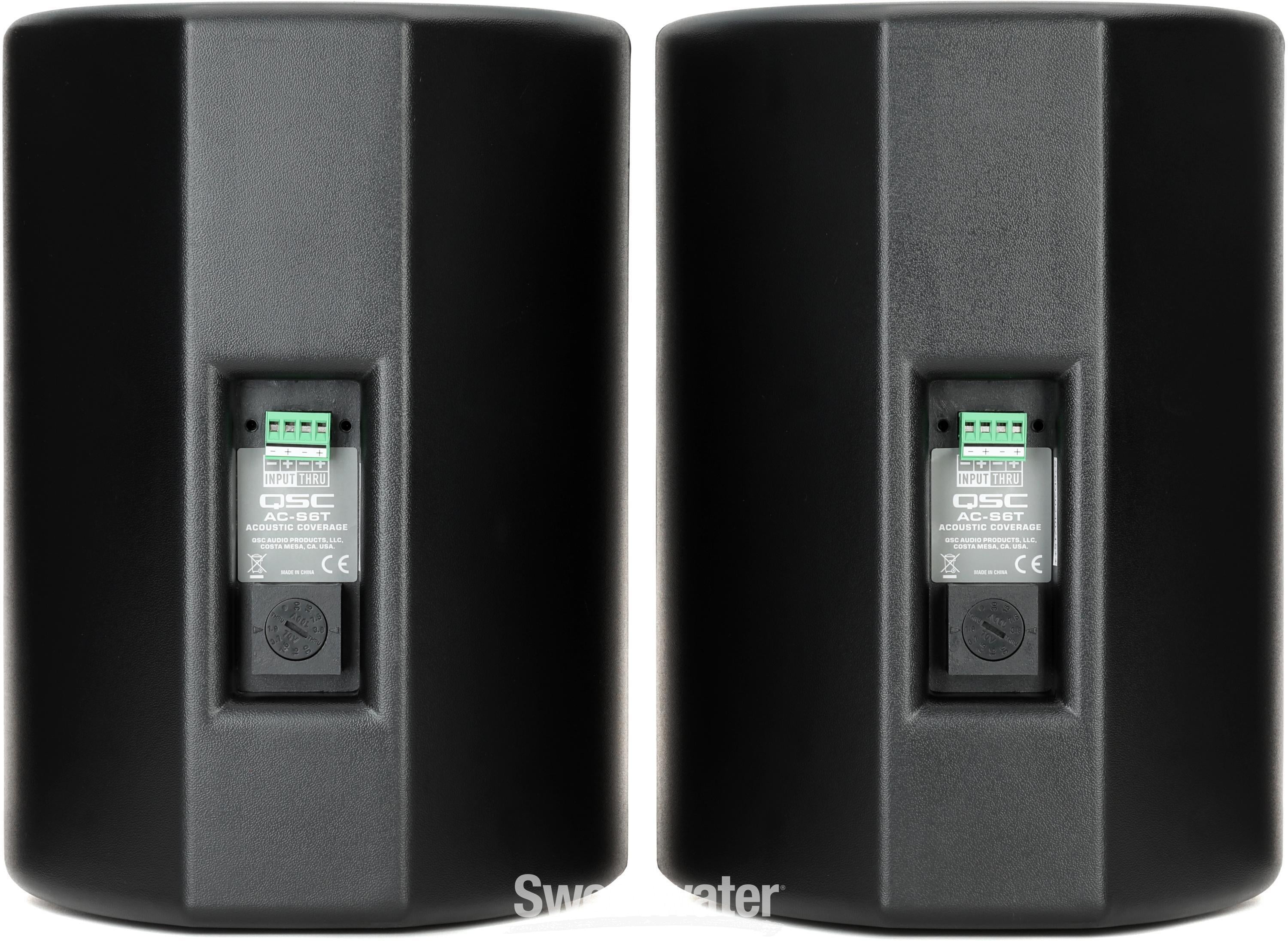 QSC AcousticCoverage AC-S6T 6.5-inch 2-way Surface-mount