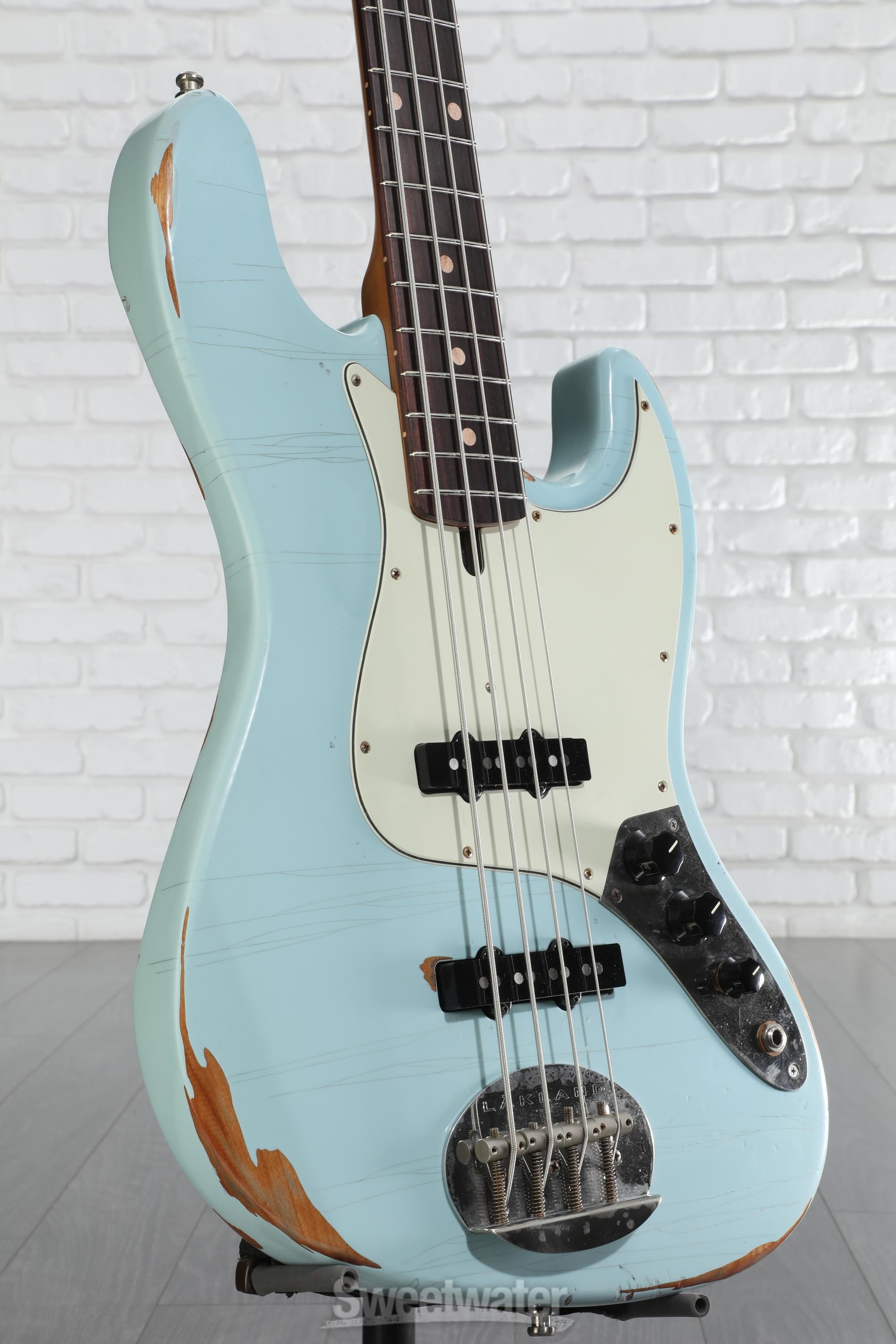 Lakland USA Classic 44-60 Bass Guitar - Aged Sonic Blue