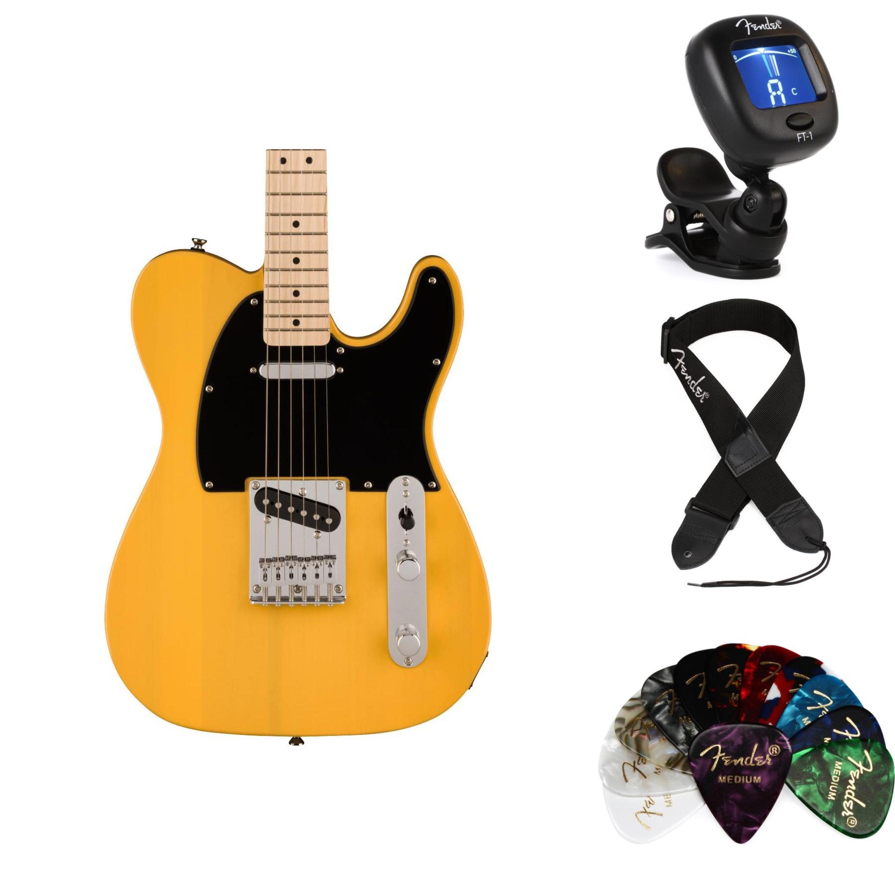 Squier Sonic Telecaster Electric Guitar Essentials Bundle