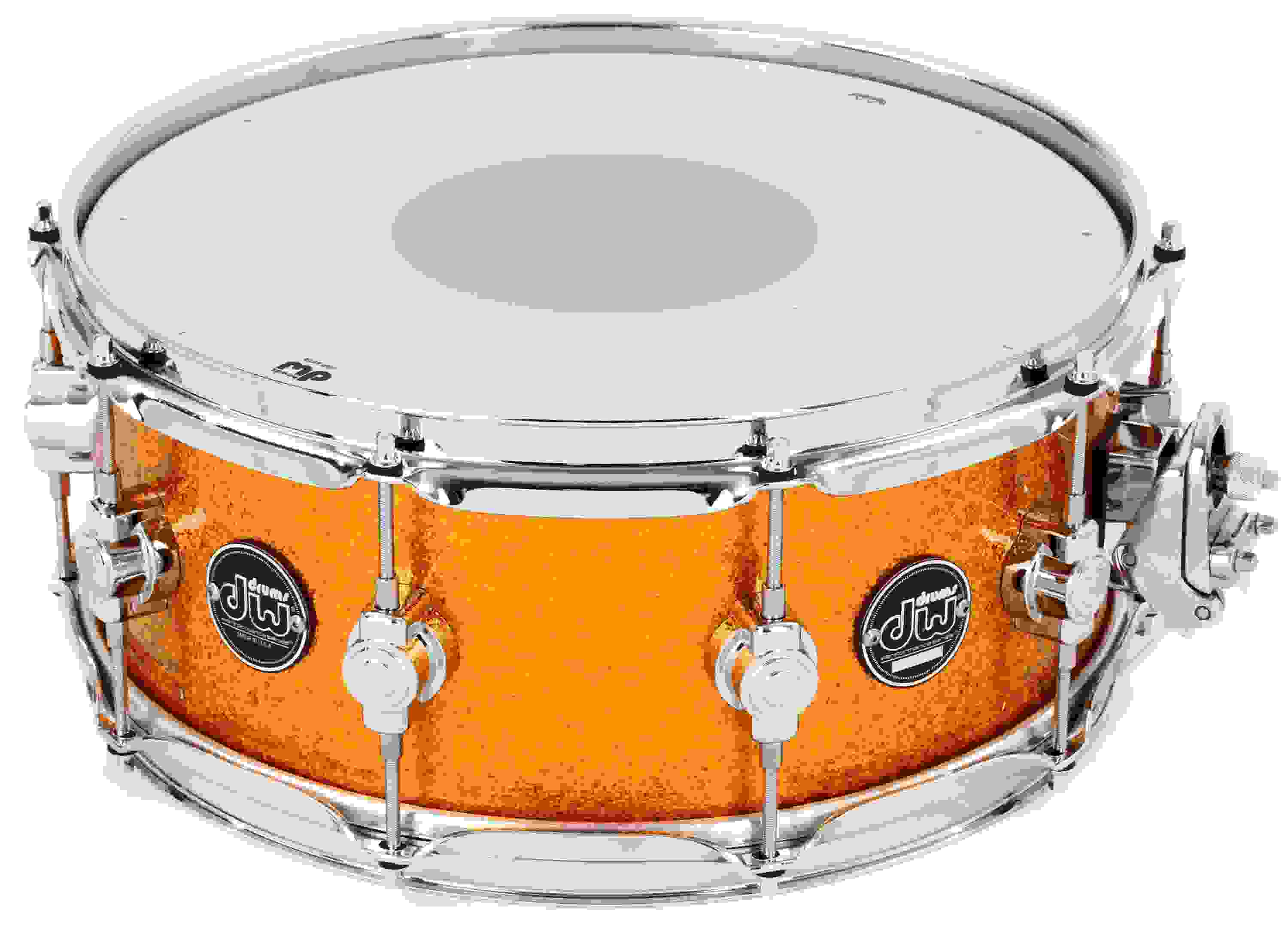DW Performance Series Snare Drum - 5.5 x 14 inch - Gold Sparkle FinishPly