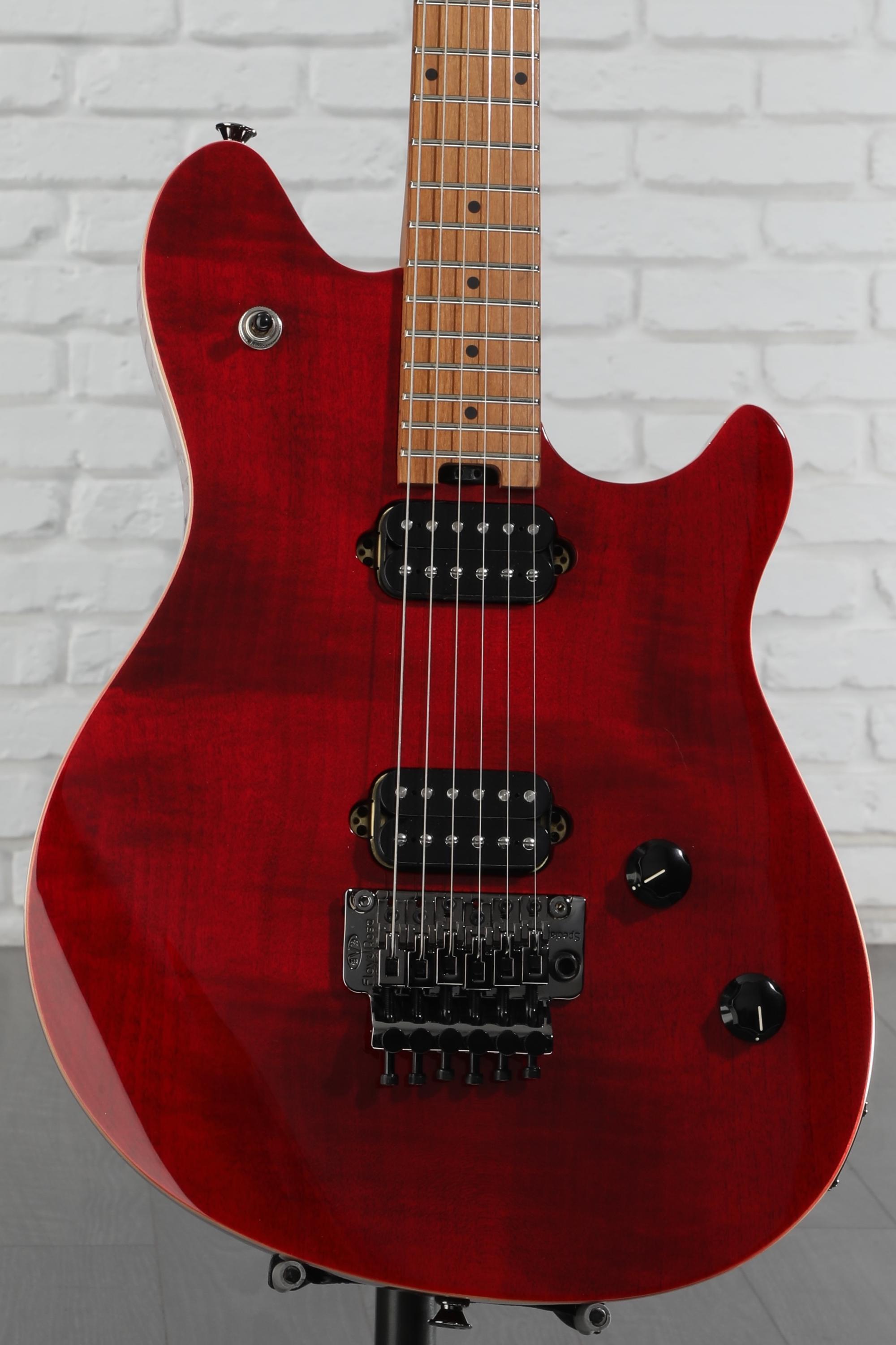 EVH Wolfgang WG Standard QM Electric Guitar - Wine Red