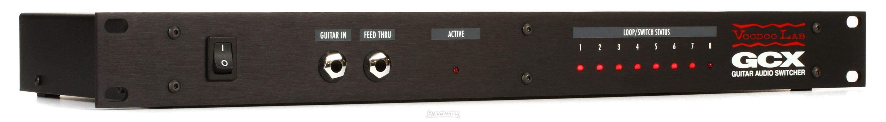 Voodoo Lab GCX True Bypass 8-Loop Rackmount Audio Switcher