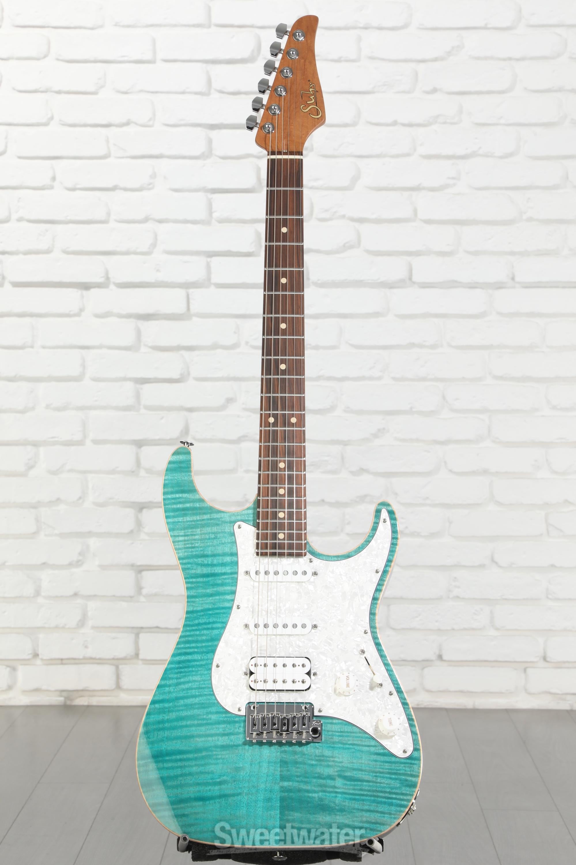 Suhr Standard Plus Electric Guitar - Bahama Blue with Pau Ferro