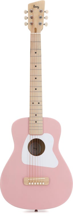 Loog Guitars Pro VI Acoustic Guitar - Pink