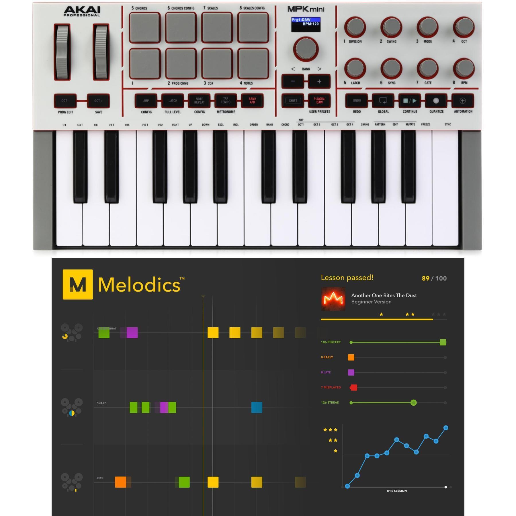 Akai Professional MPK Mini IV MIDI Keyboard Controller with