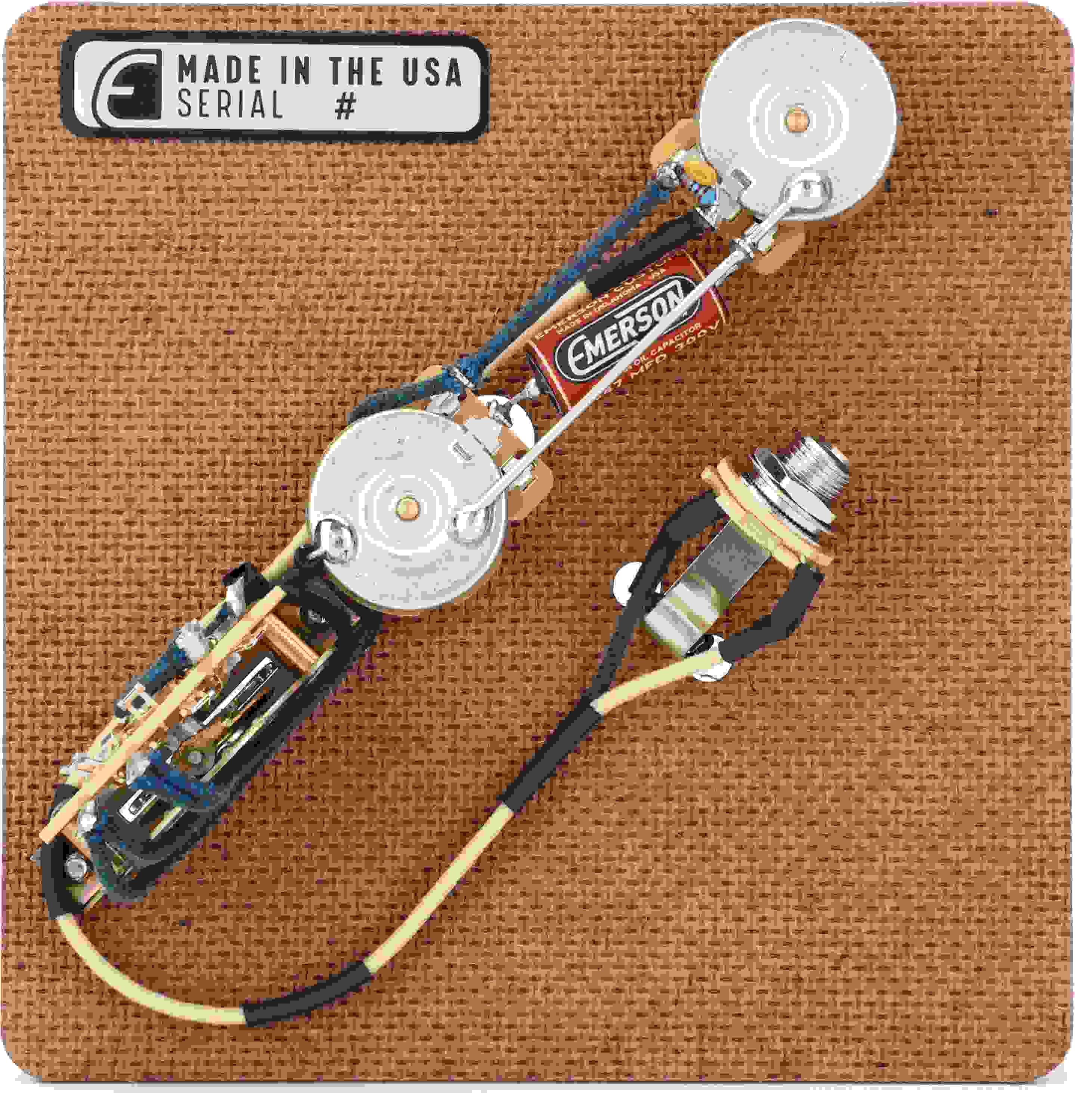 Emerson Custom 3-way Reverse Layout Prewired Kit for Fender Telecasters ...