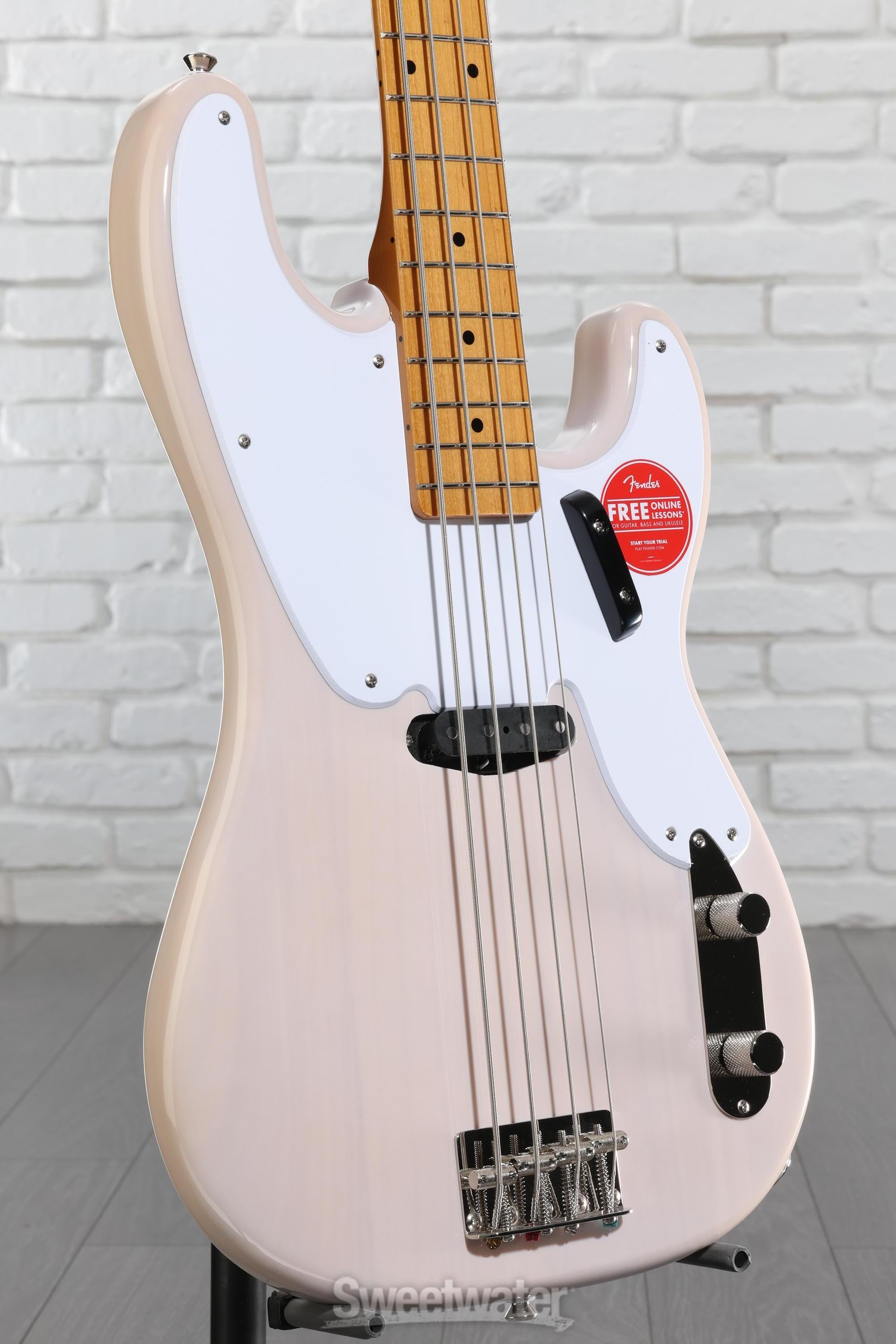 Squier Classic Vibe '50s Precision Bass - White Blonde | Sweetwater