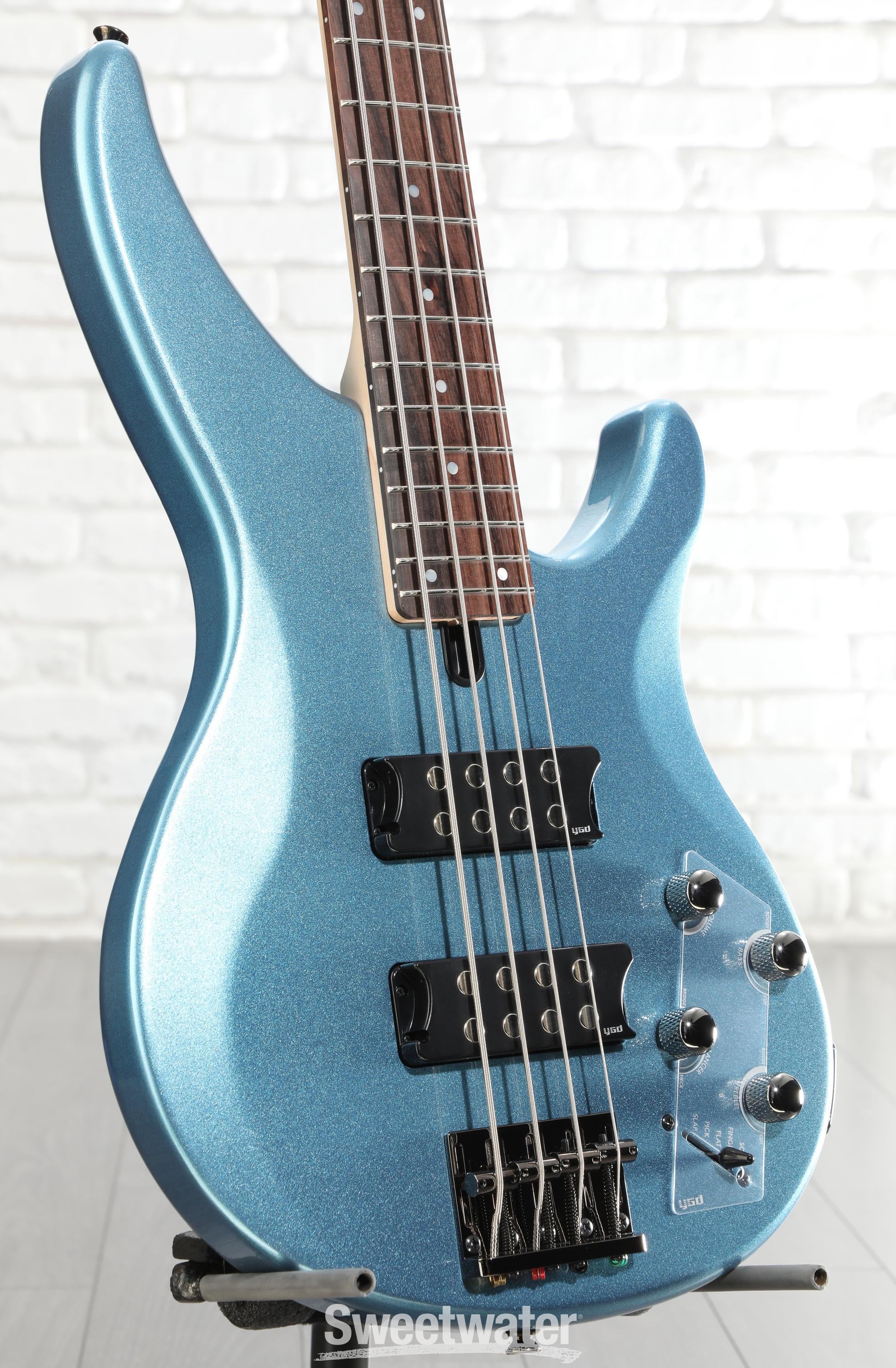 Yamaha TRBX304 4-string Bass Guitar - Factory Blue | Sweetwater
