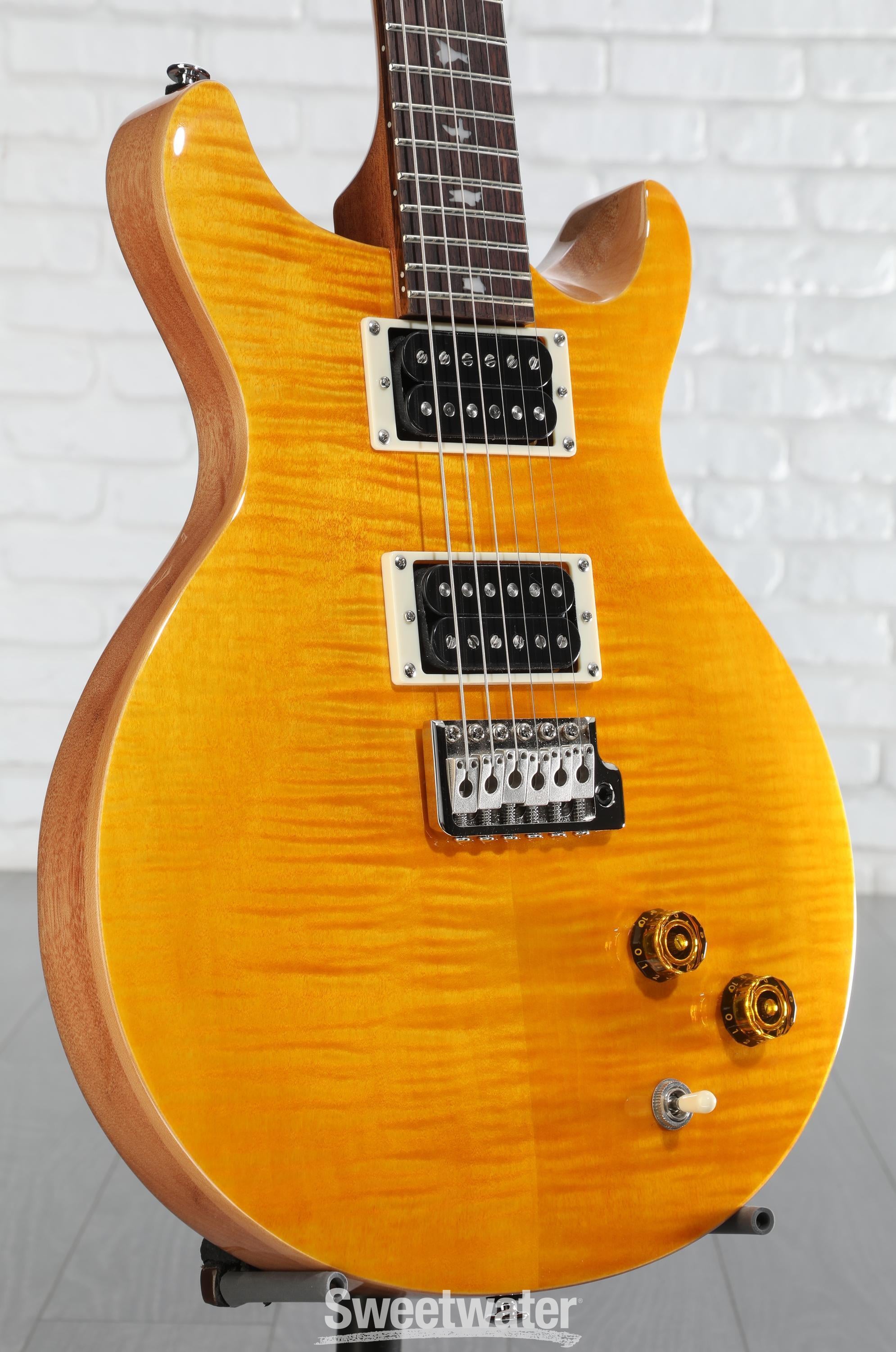 ギター PRS SE SANTANA YELLOW PRS SE Santana Model Santana Yellow Electric Guitar With Gig