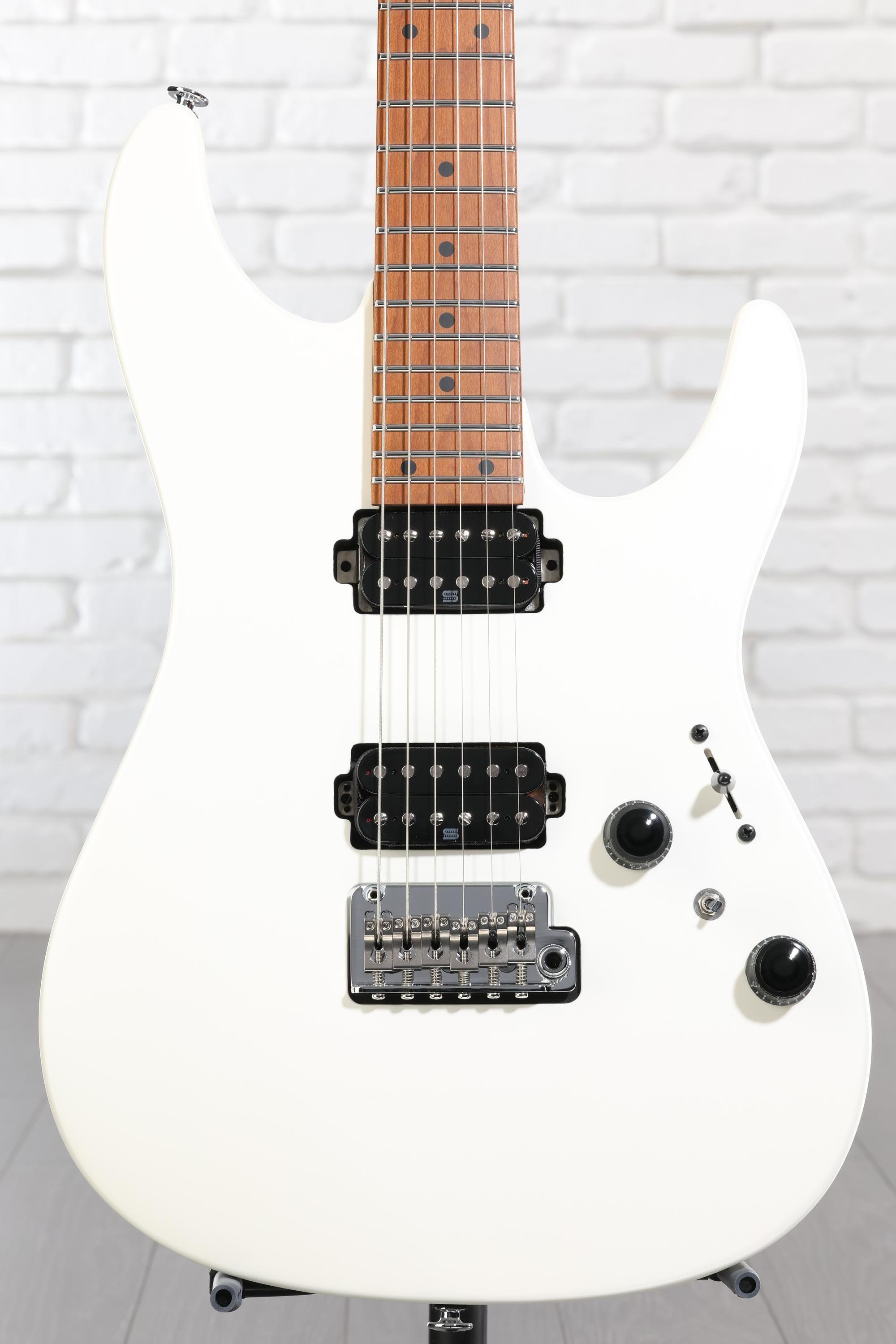 ギター Ibanez AZ2402 PWF Pearl White Prestige Ibanez AZ Prestige AZ2402 Electric Guitar - Pearl White Flat