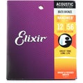 Photo of Elixir Strings 11077 Nanoweb 80/20 Acoustic Guitar Strings - .012-.056 Medium Light