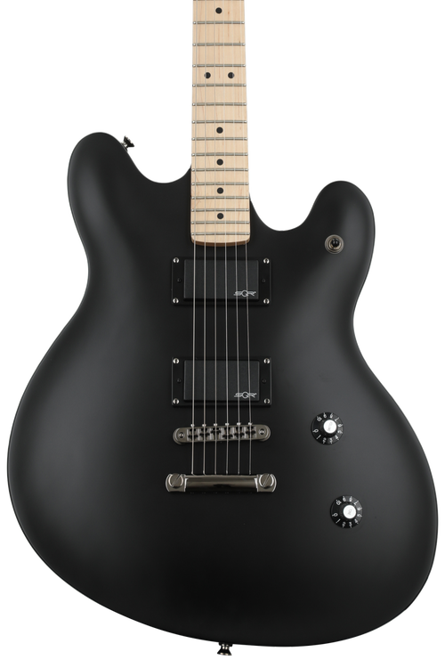 Squier Contemporary Active Starcaster - Flat Black | Sweetwater