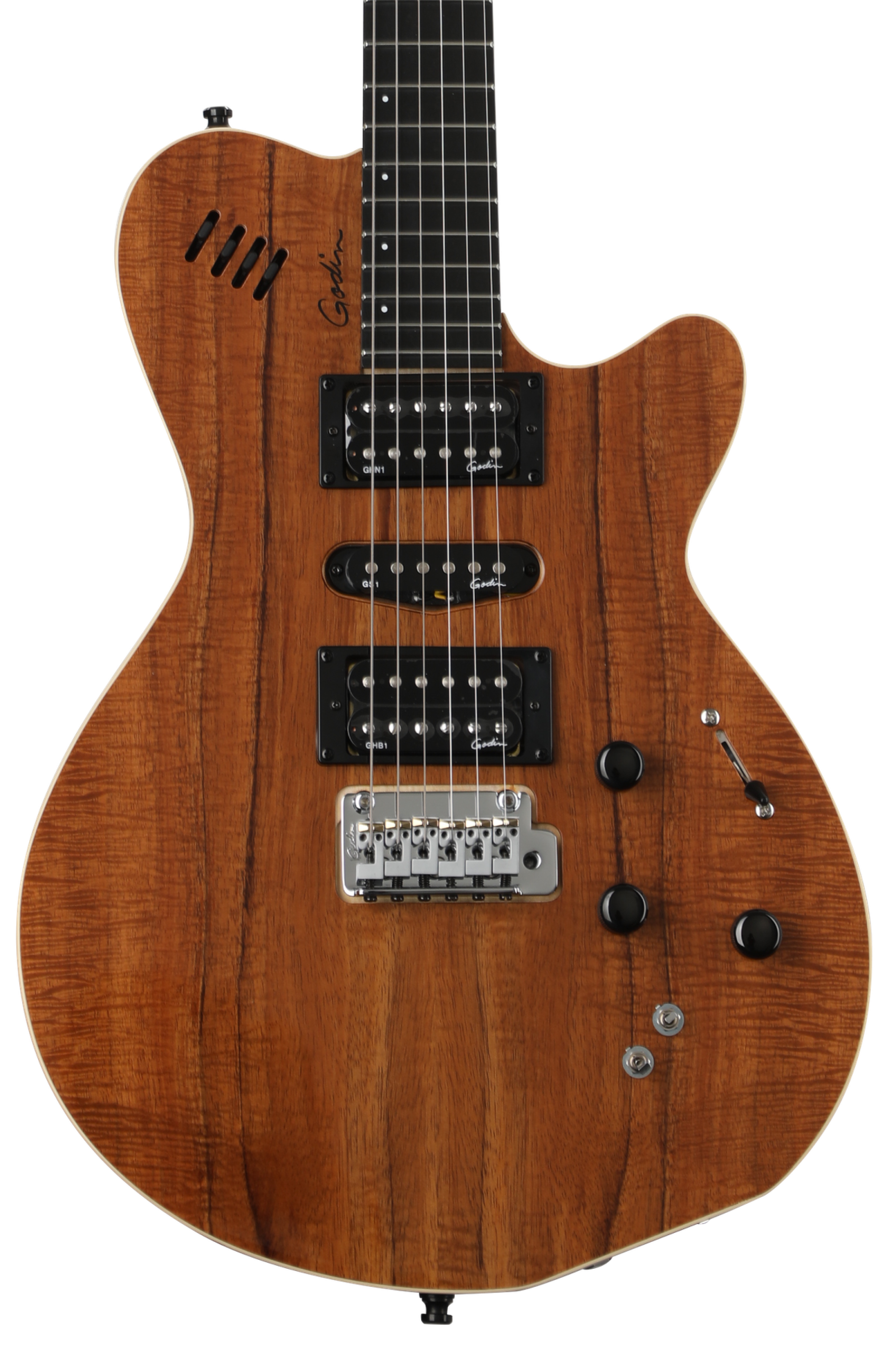 Godin xtSA Koa Extreme HG Electric Guitar - Natural