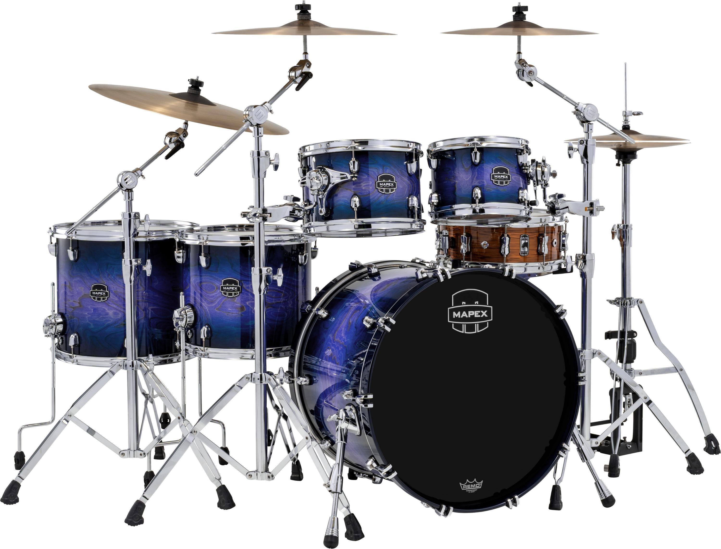 Mapex Saturn VI Studioease 5-piece Shell Pack - Cobalt Burst