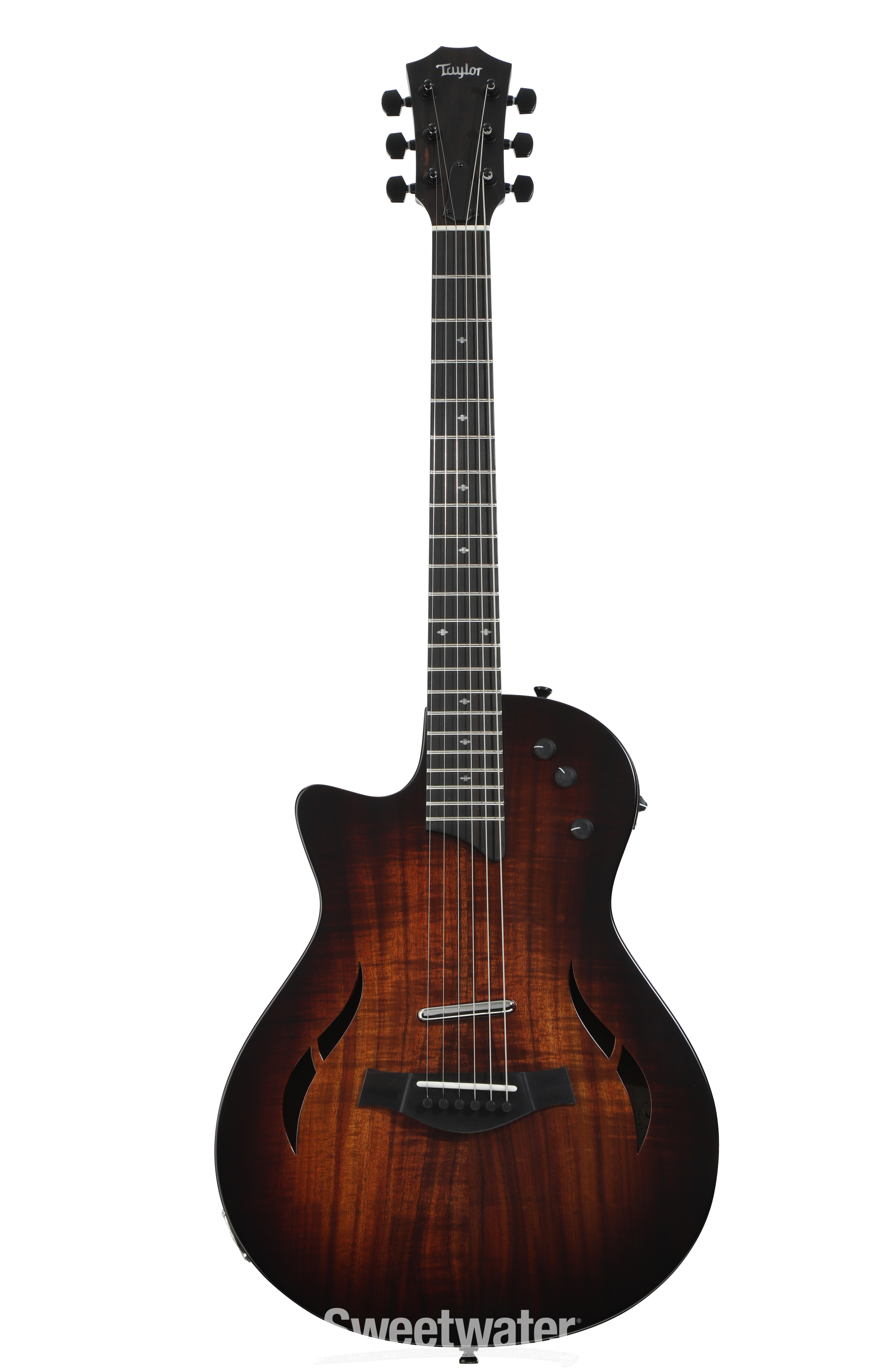 Taylor T5z Classic Koa Left-handed Hollowbody Acoustic-electric Guitar - Shaded Edgeburst
