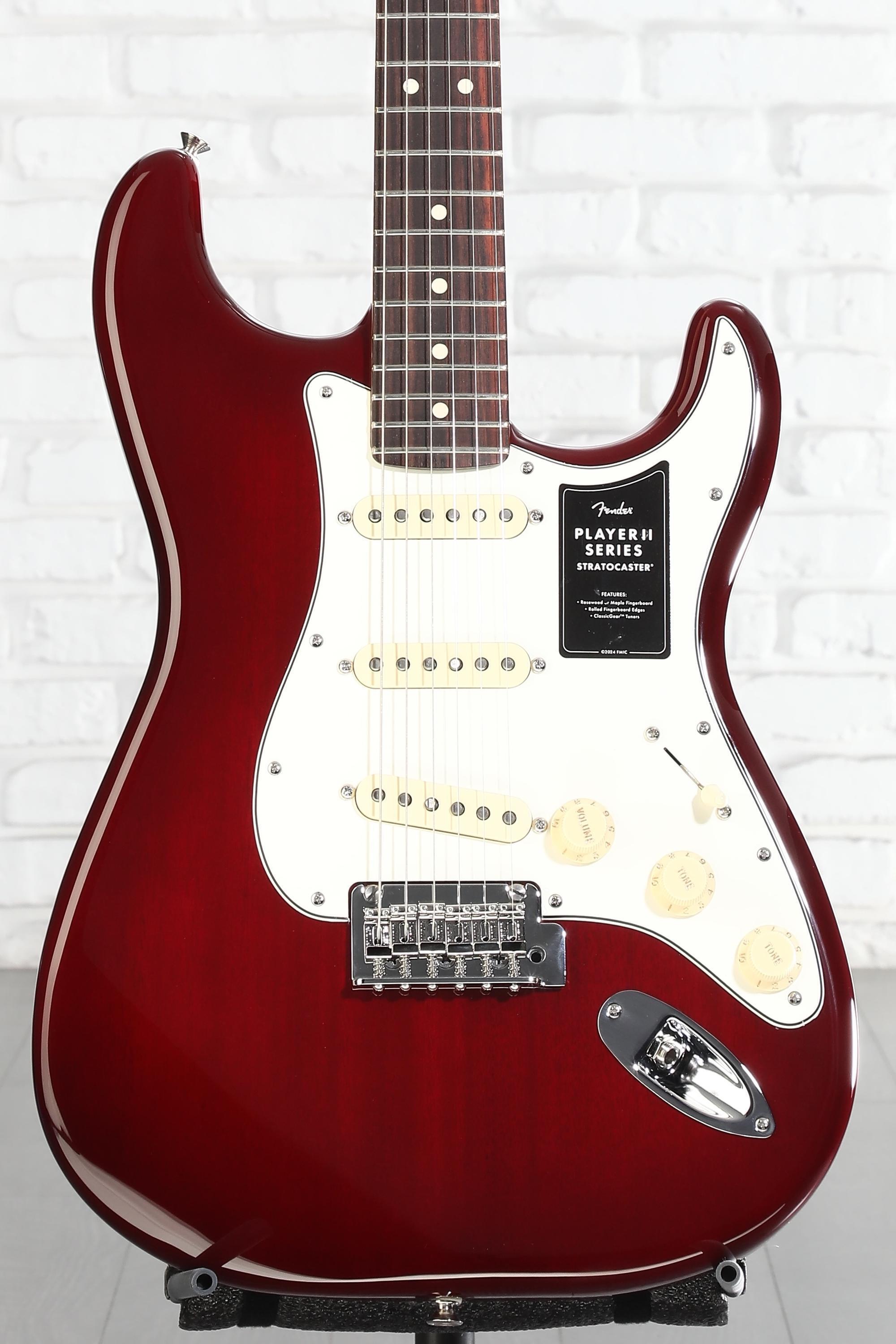 Fender Player II Stratocaster Electric Guitar - Transparent Cherry