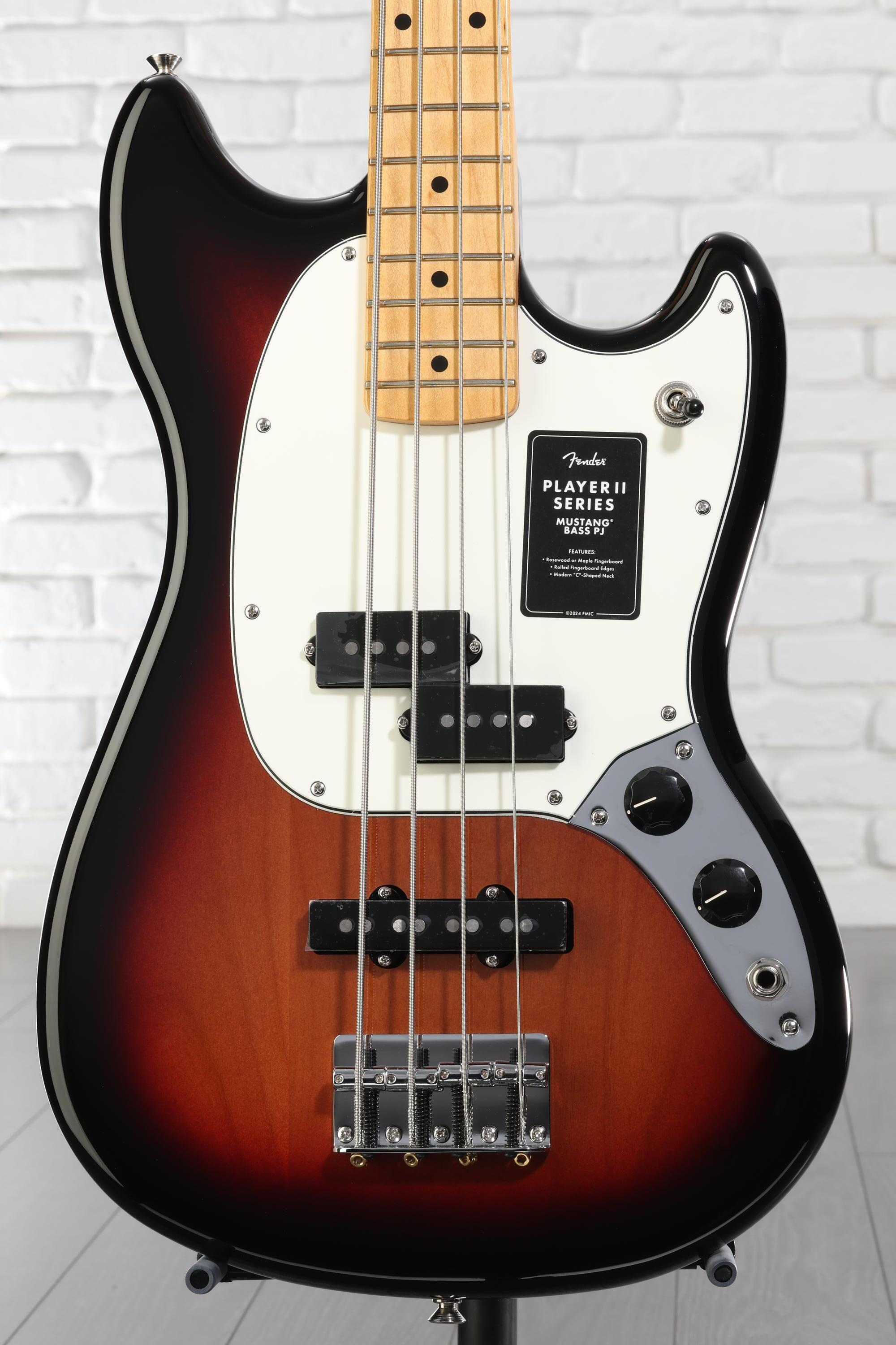 Fender Player II Mustang Bass PJ - 3-color Sunburst with Maple