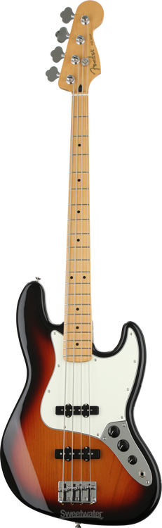 Fender Player Jazz Bass - 3-Tone Sunburst with Maple Fingerboard