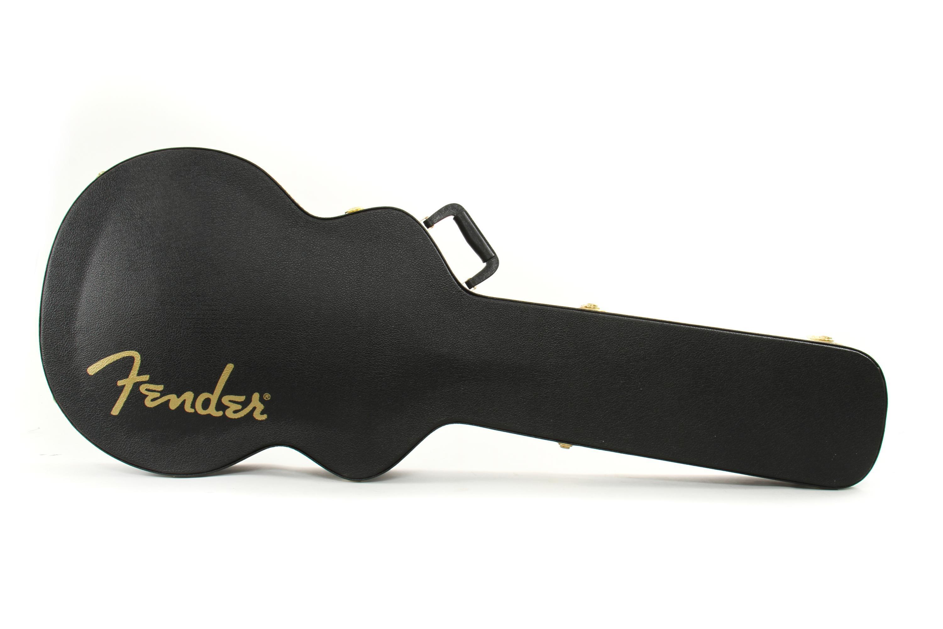 Fender BG32 Acoustic Bass Hardshell Case Black Sweetwater