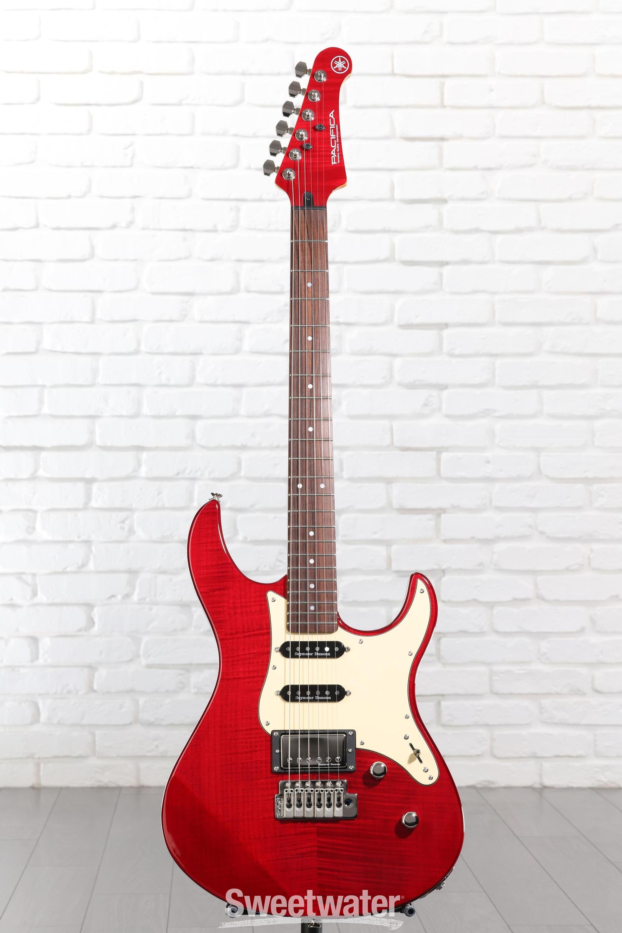 Yamaha PAC612VIIFMX Pacifica Electric Guitar - Fired Red | Sweetwater