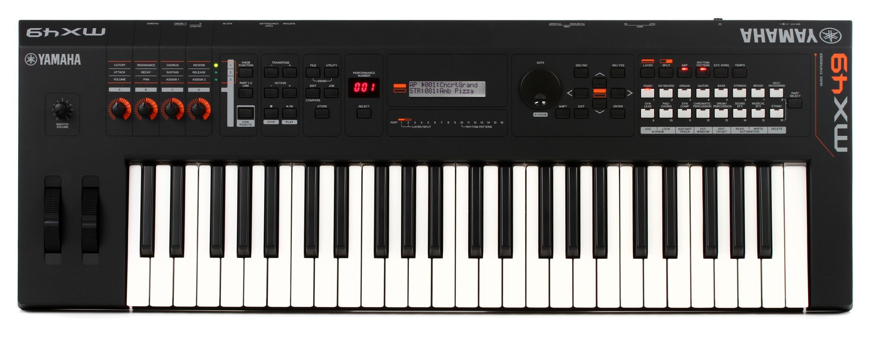 Yamaha MX49 Synth/Controller - Black | Sweetwater