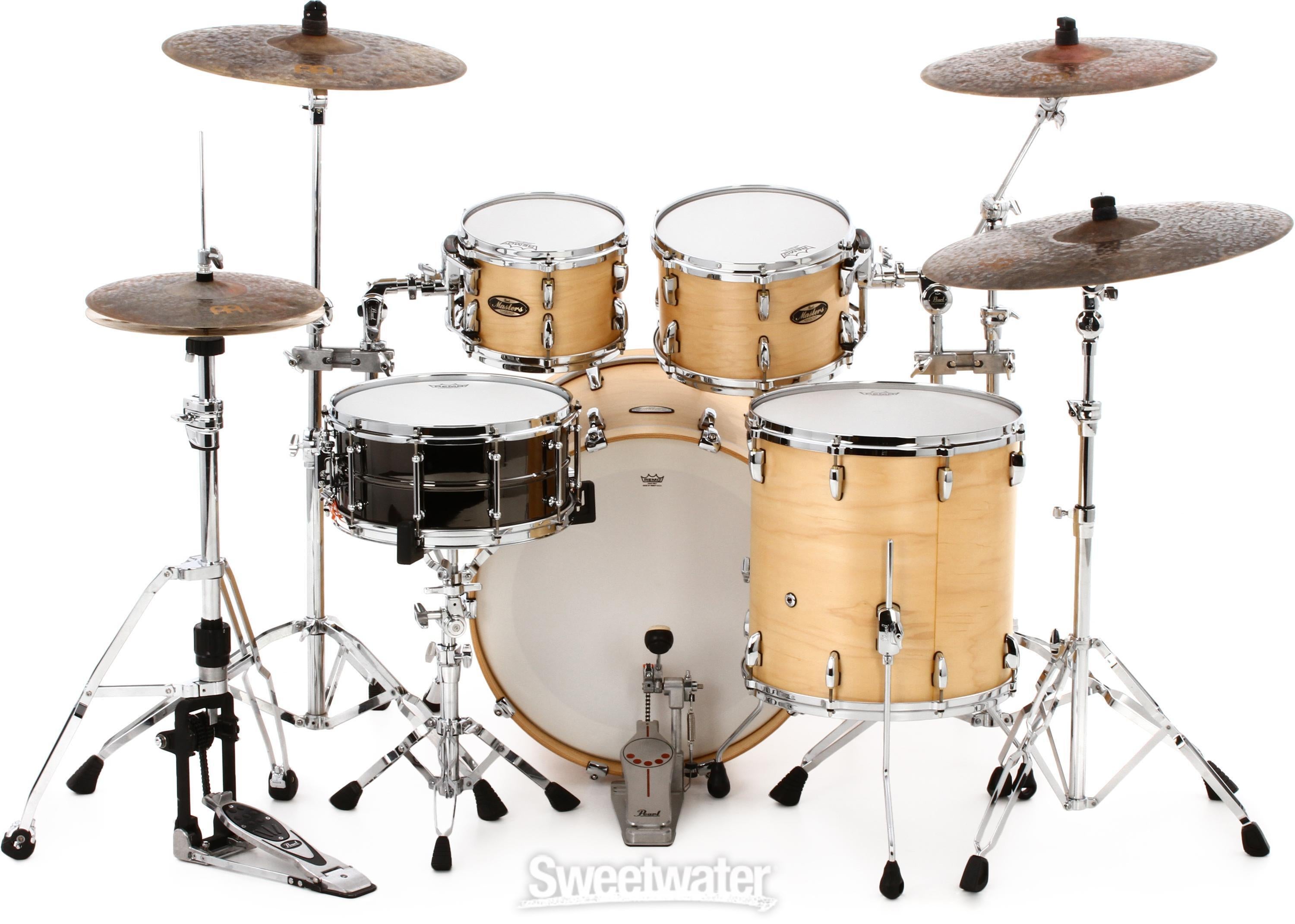 Pearl Masters Maple/Gum MMG924XSP/C 4-piece Shell Pack Pearl Masters Maple/Gum MMG924XSP/C 4-piece Shell Pack