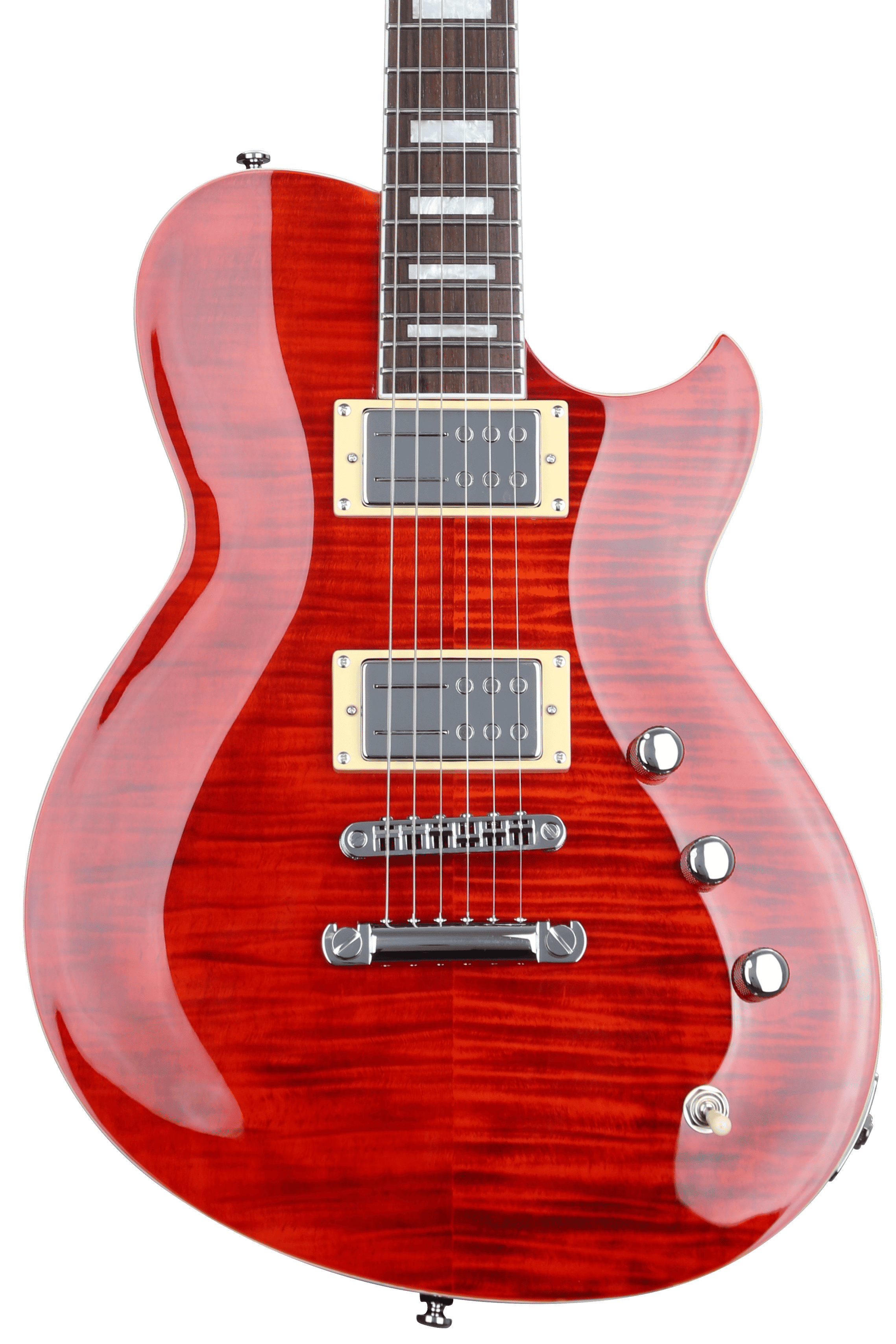 Reverend Roundhouse RA Electric Guitar - Wine Red | Sweetwater