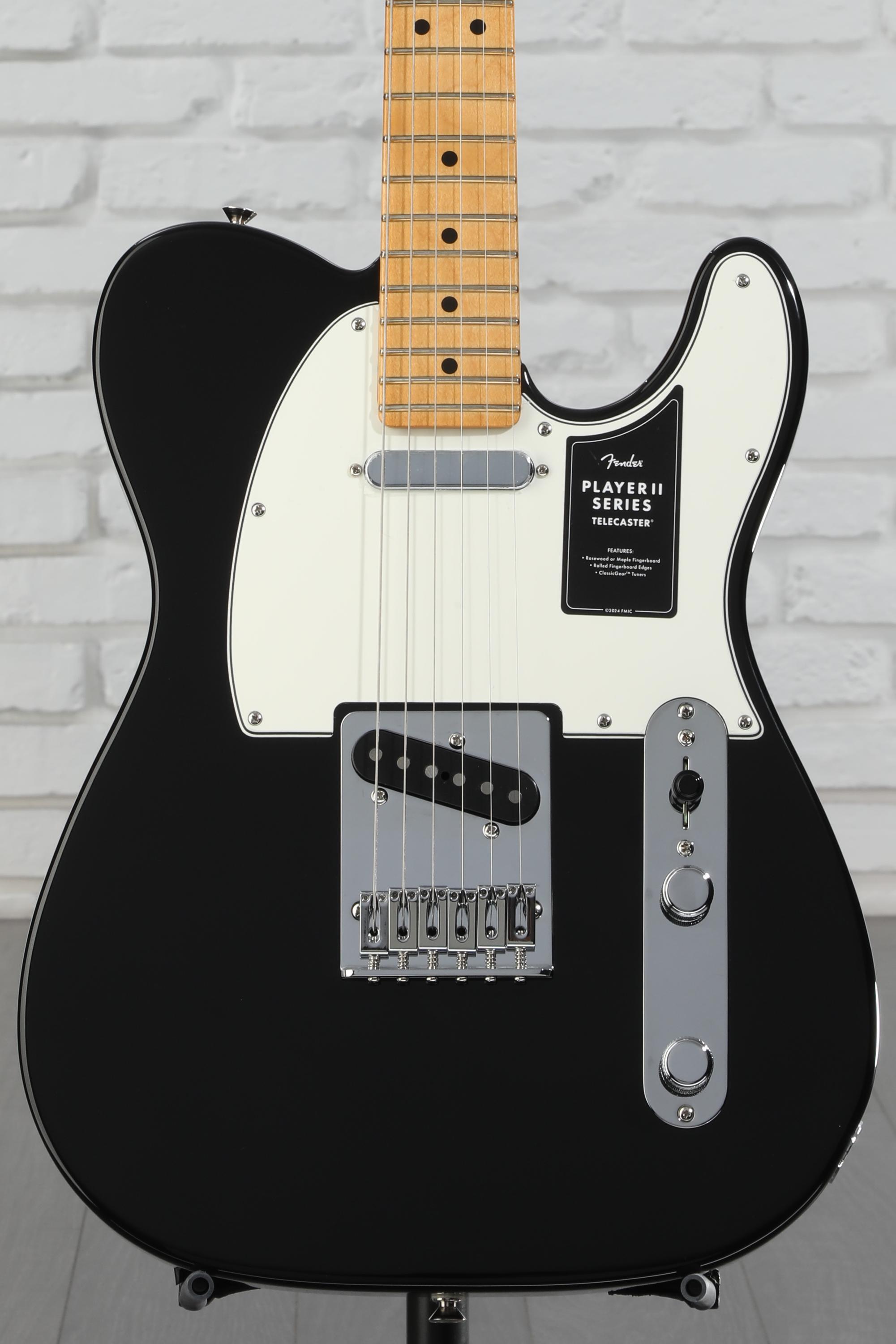 ギター Fender Player Telecaster LH MN Black Fender Player Telecaster Maple Fingerboard Left-Handed
