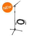 Photo of K&M 21092 Microphone Stand and Jumperz 25' Mic Cable Package - Sweetwater Exclusive