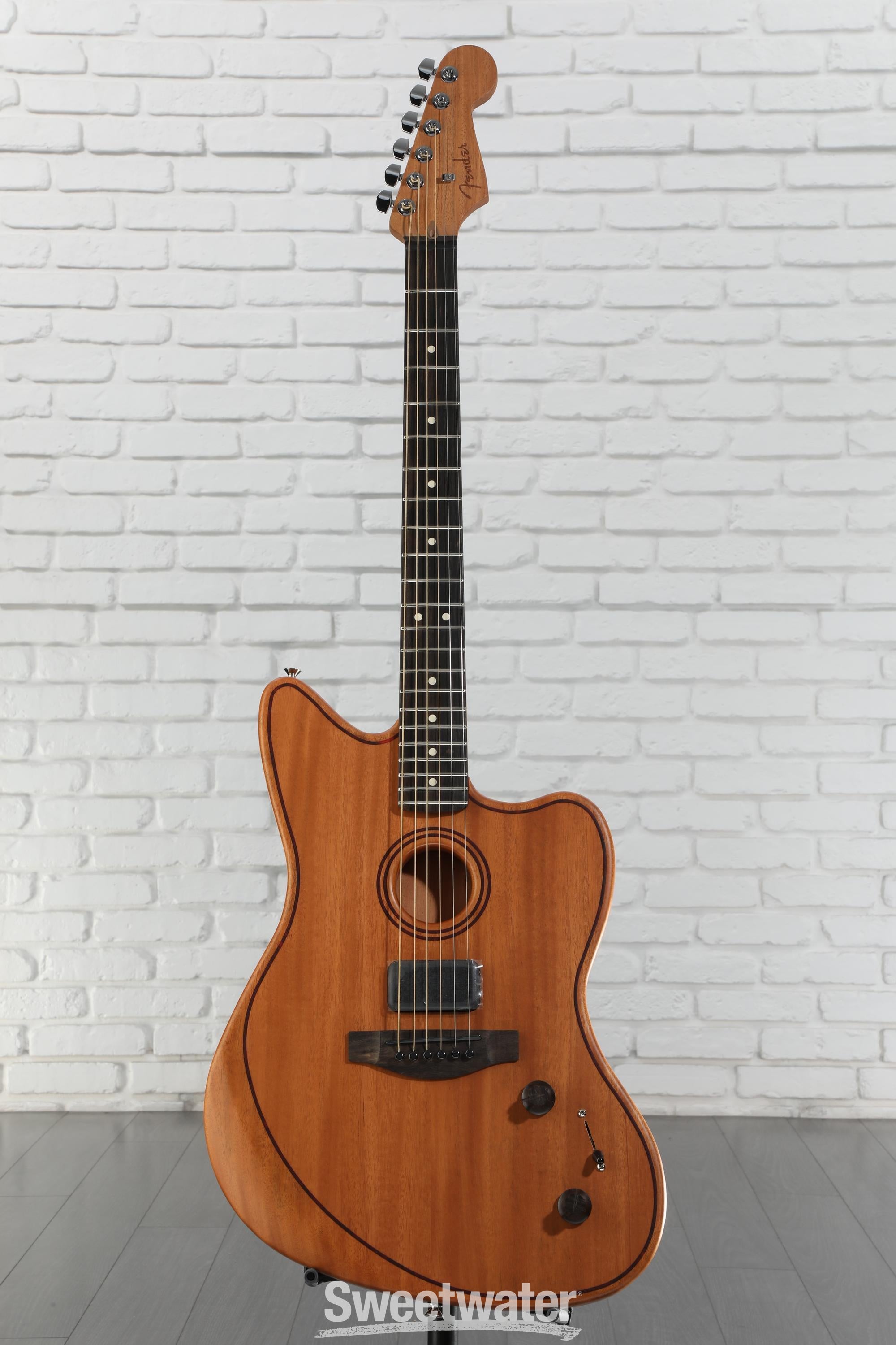 ギター Fender American Acoustasonic Jazzmaster Amazon.com: Fender Acoustasonic Player Jazzmaster Acoustic