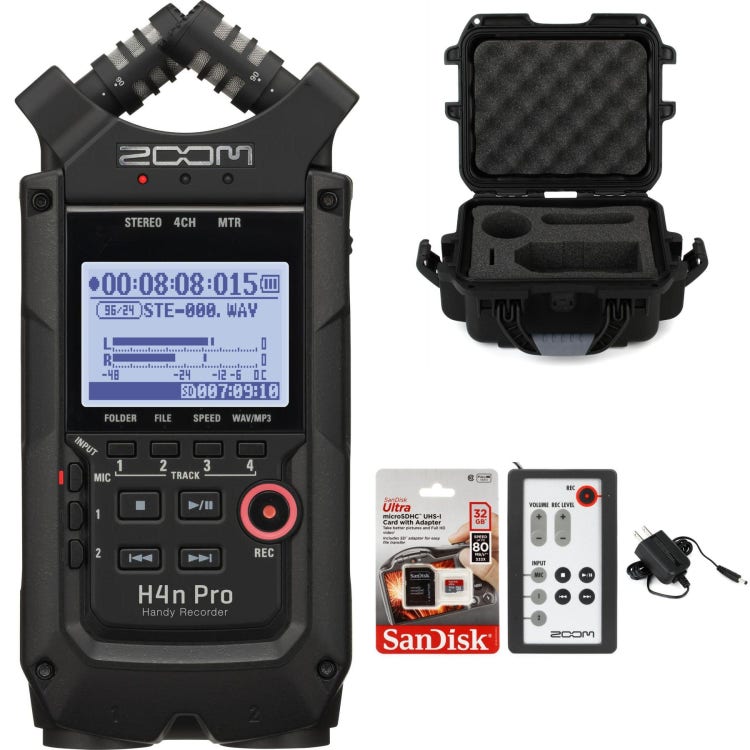 Used Zoom H4n Pro 4-Track Audio Recorder