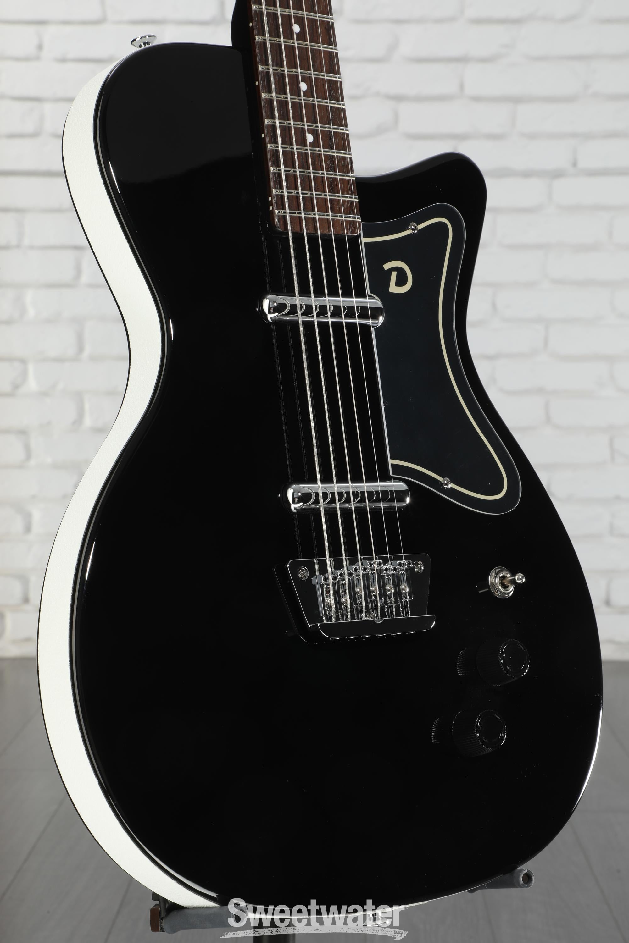Danelectro Baritone Electric Guitar - Black | Sweetwater
