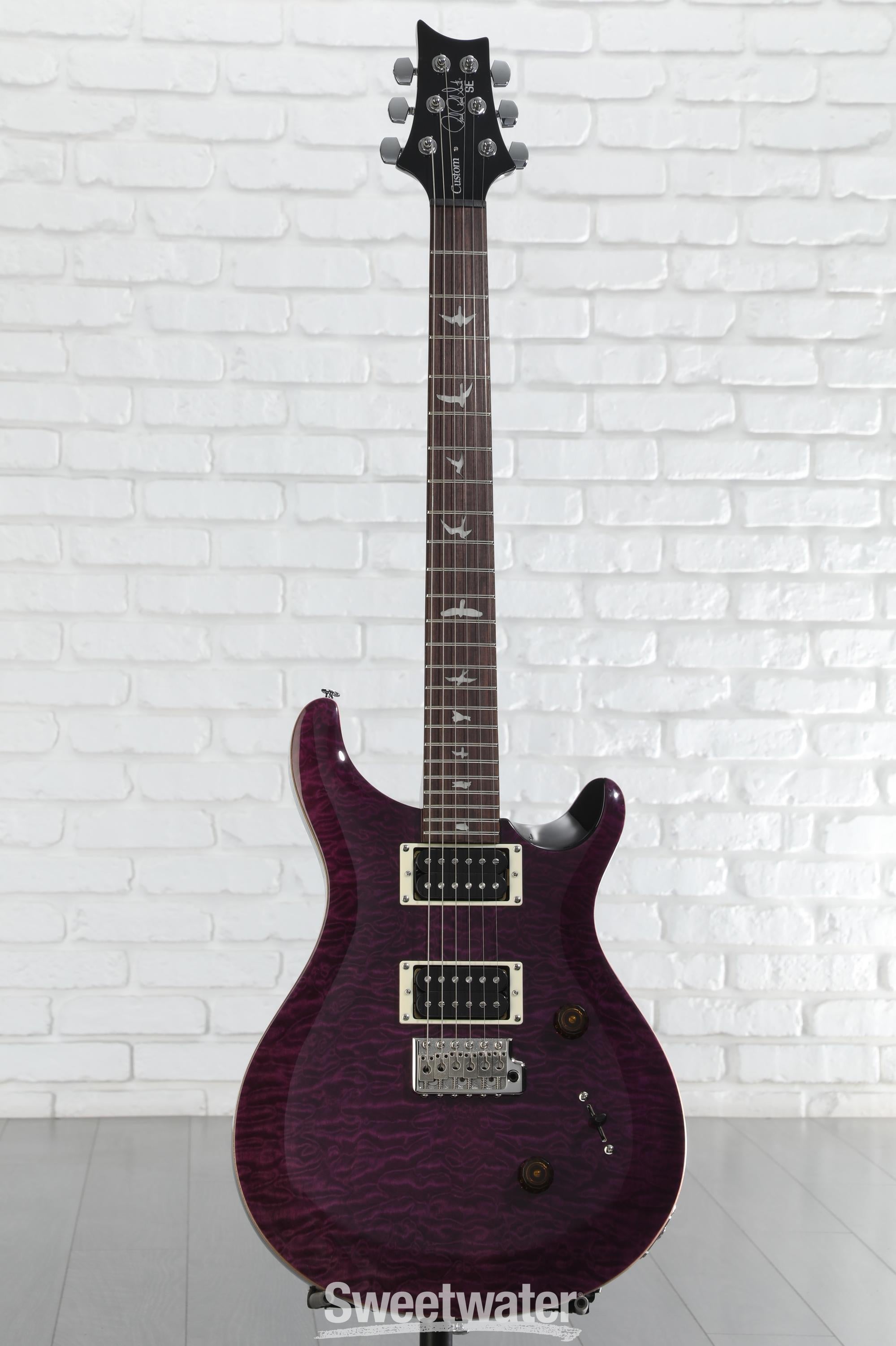 PRS SE Custom 24 Electric Guitar - Amethyst, Sweetwater