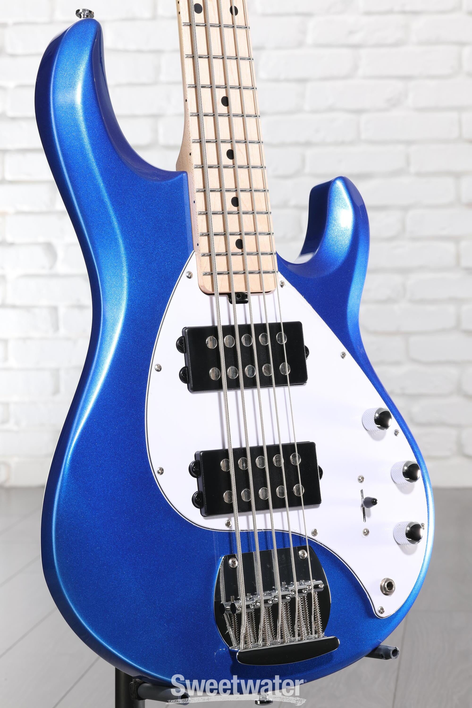 Sterling By Music Man StingRay RAY5HH Bass Guitar - Cobra Blue