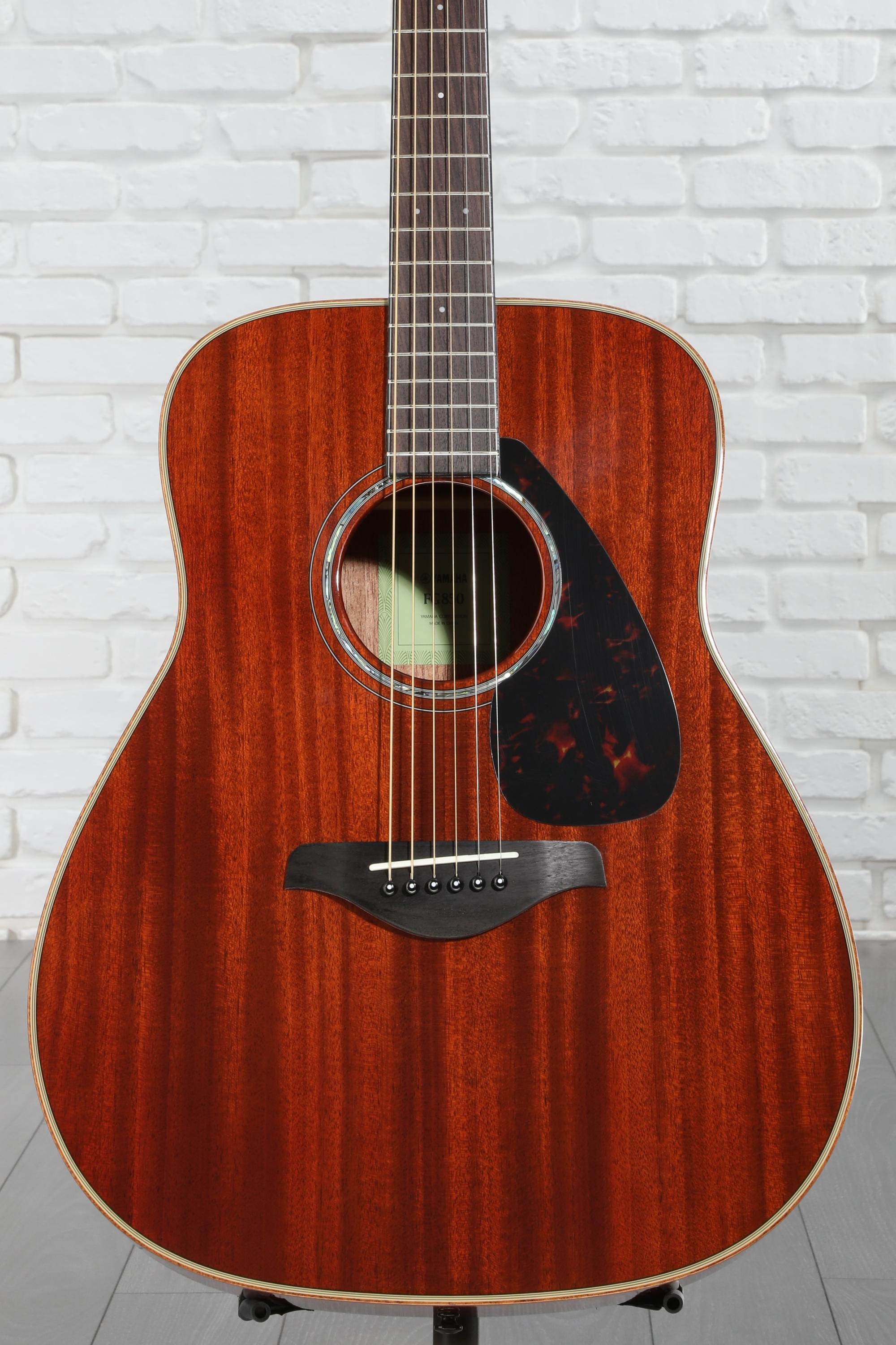 Yamaha FG850 Dreadnought Acoustic Guitar - Natural | Sweetwater