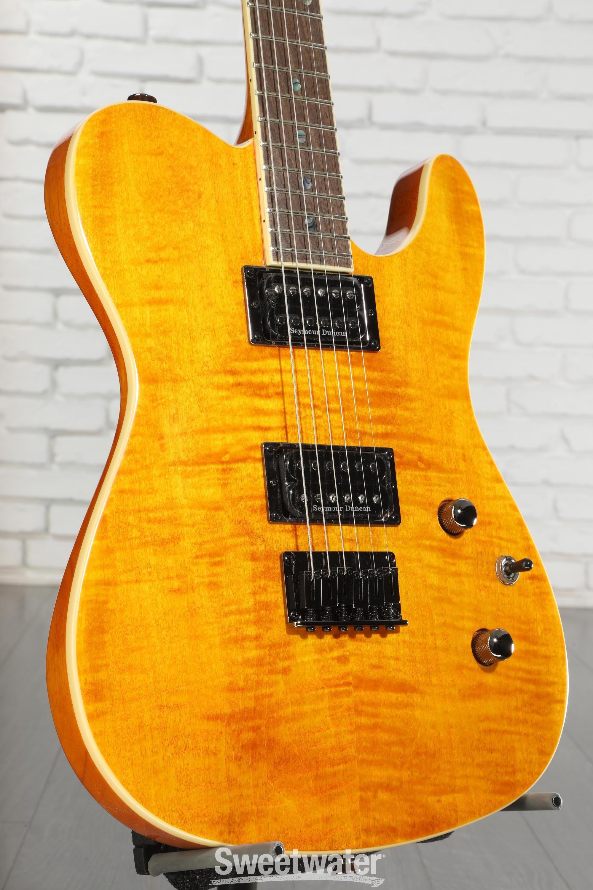 Fender Special Edition Custom Telecaster FMT HH - Amber | Sweetwater