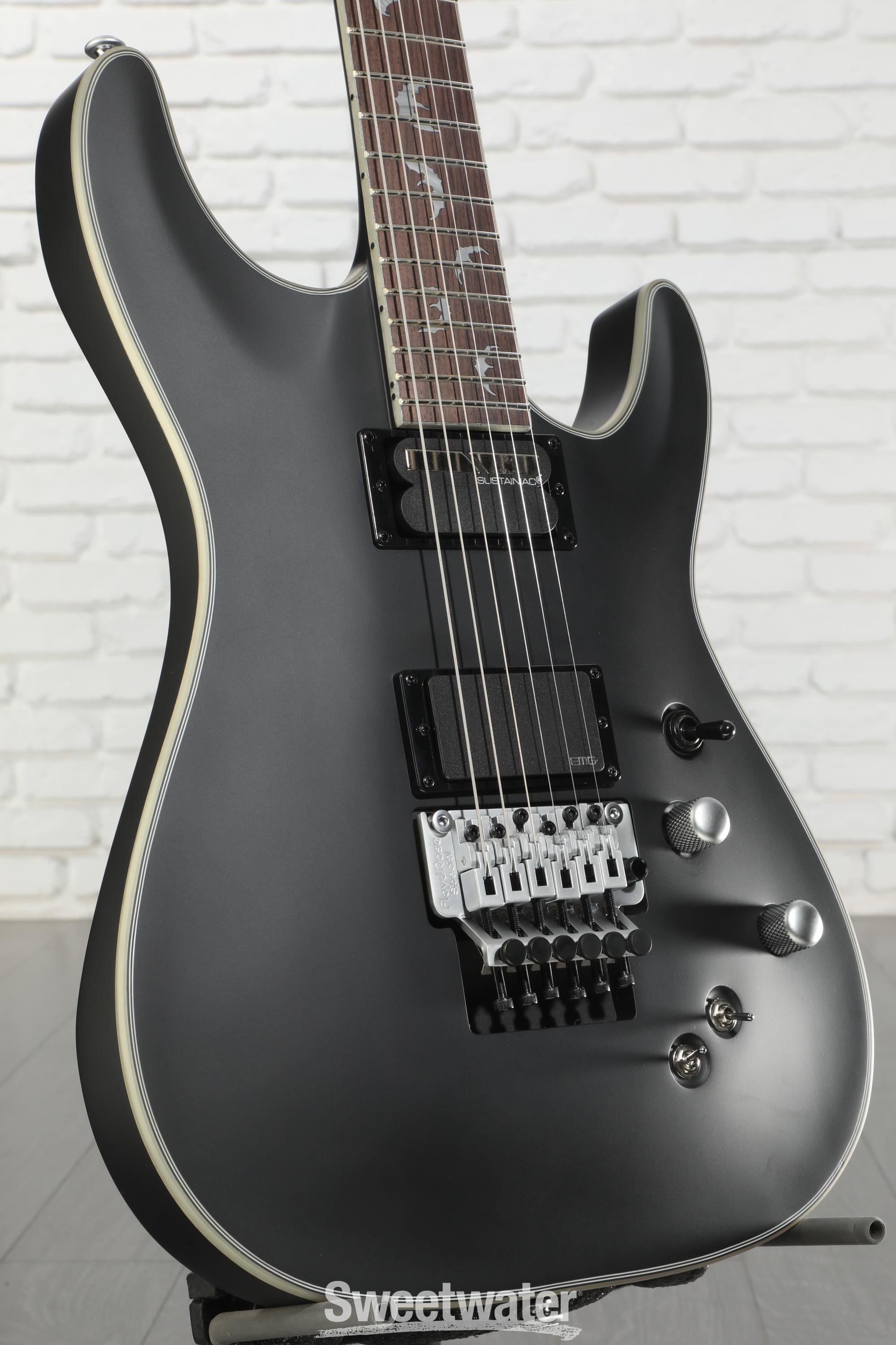 Schecter Damien Platinum 6 FR-S Electric Guitar - Satin Black